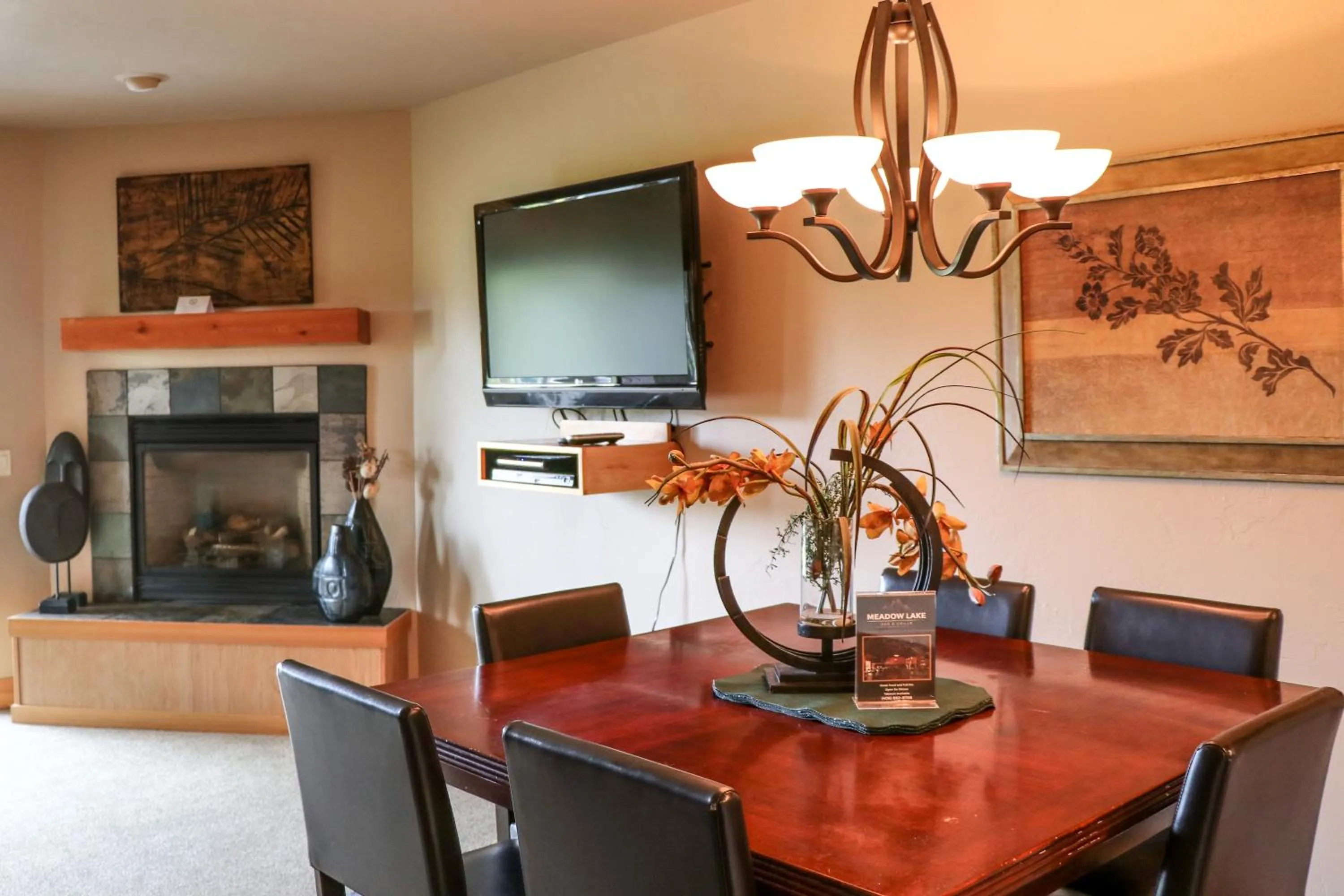 Seating area in Meadow Lake Resort & Condos