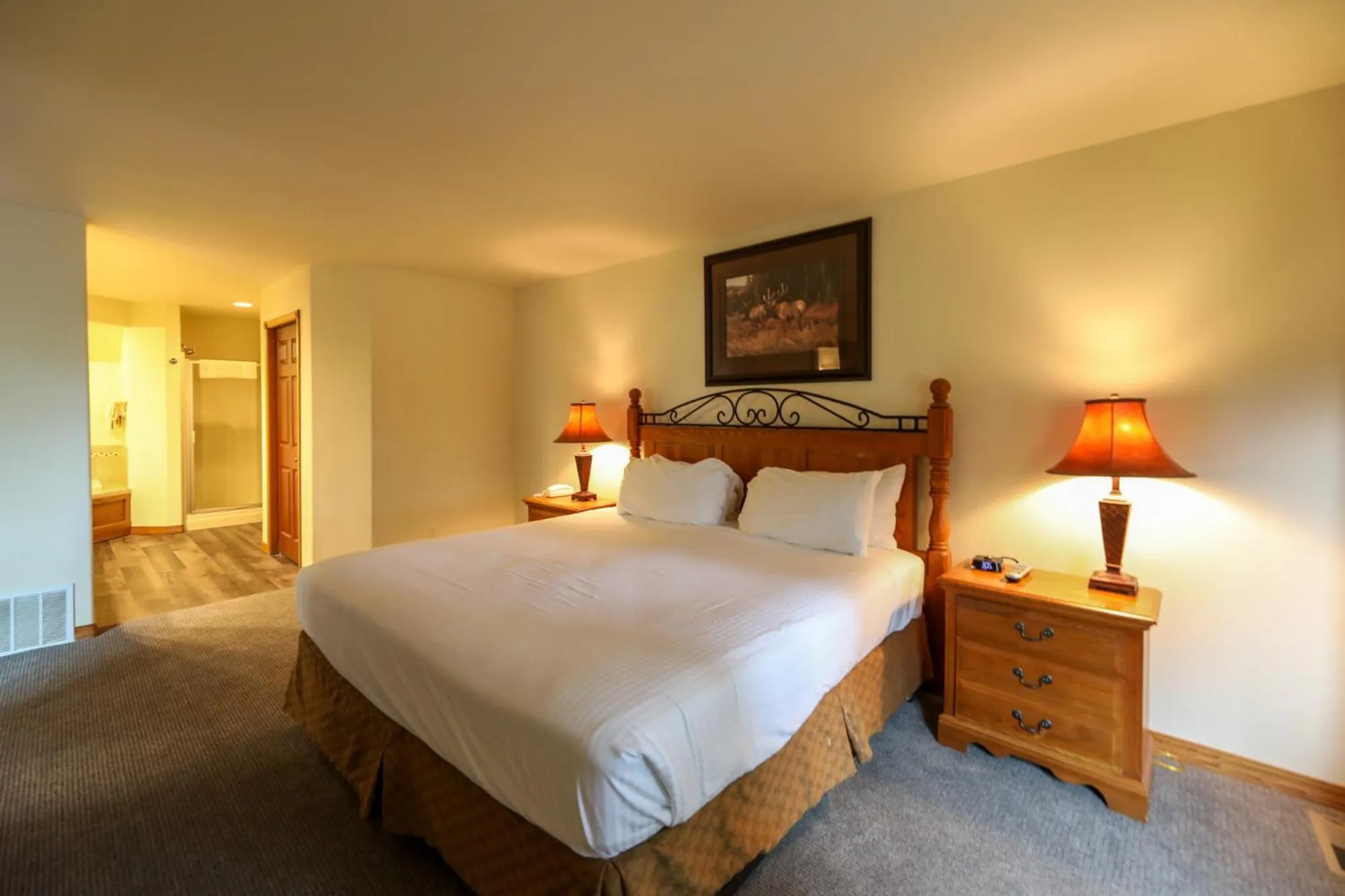 Bed in Meadow Lake Resort & Condos