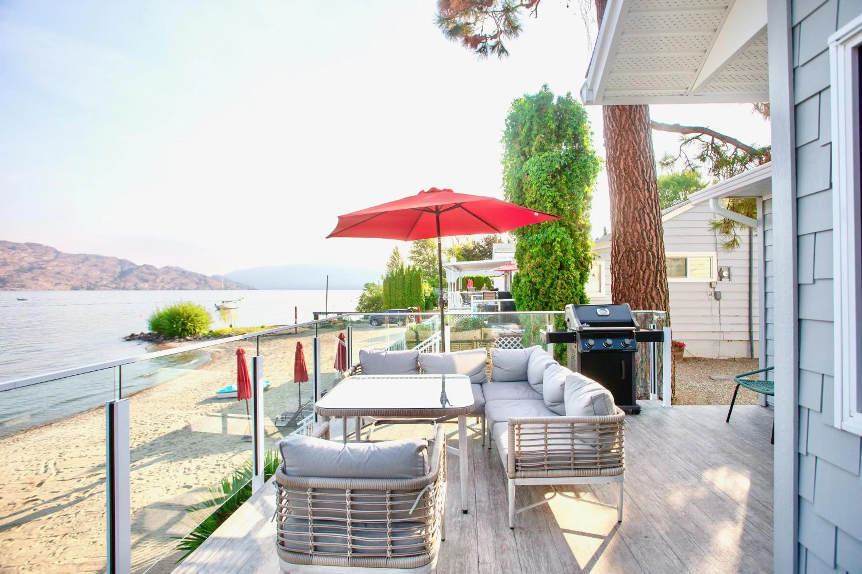 Patio in Peachland Beach Resort