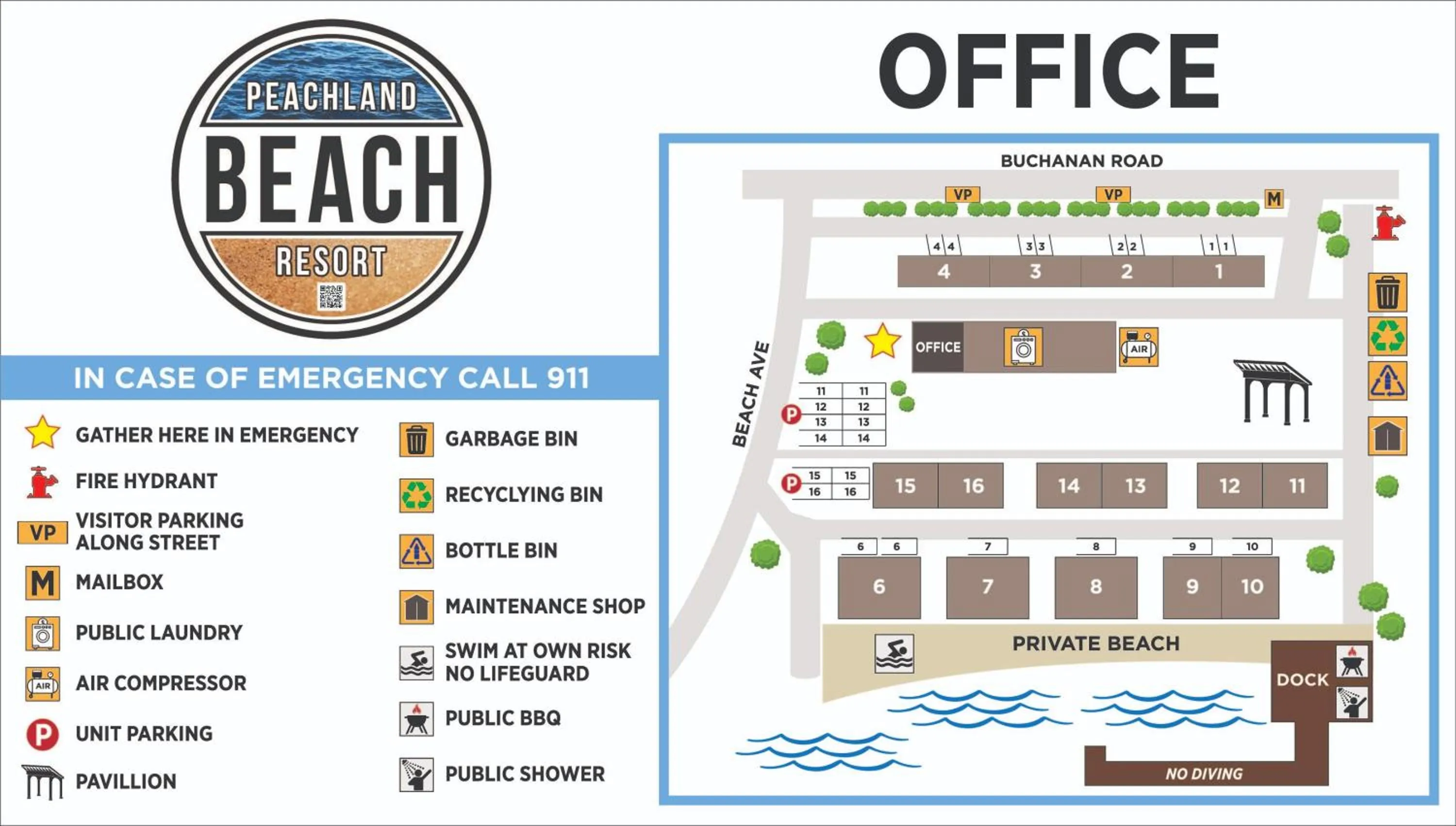 Property building in Davis Cove Resort