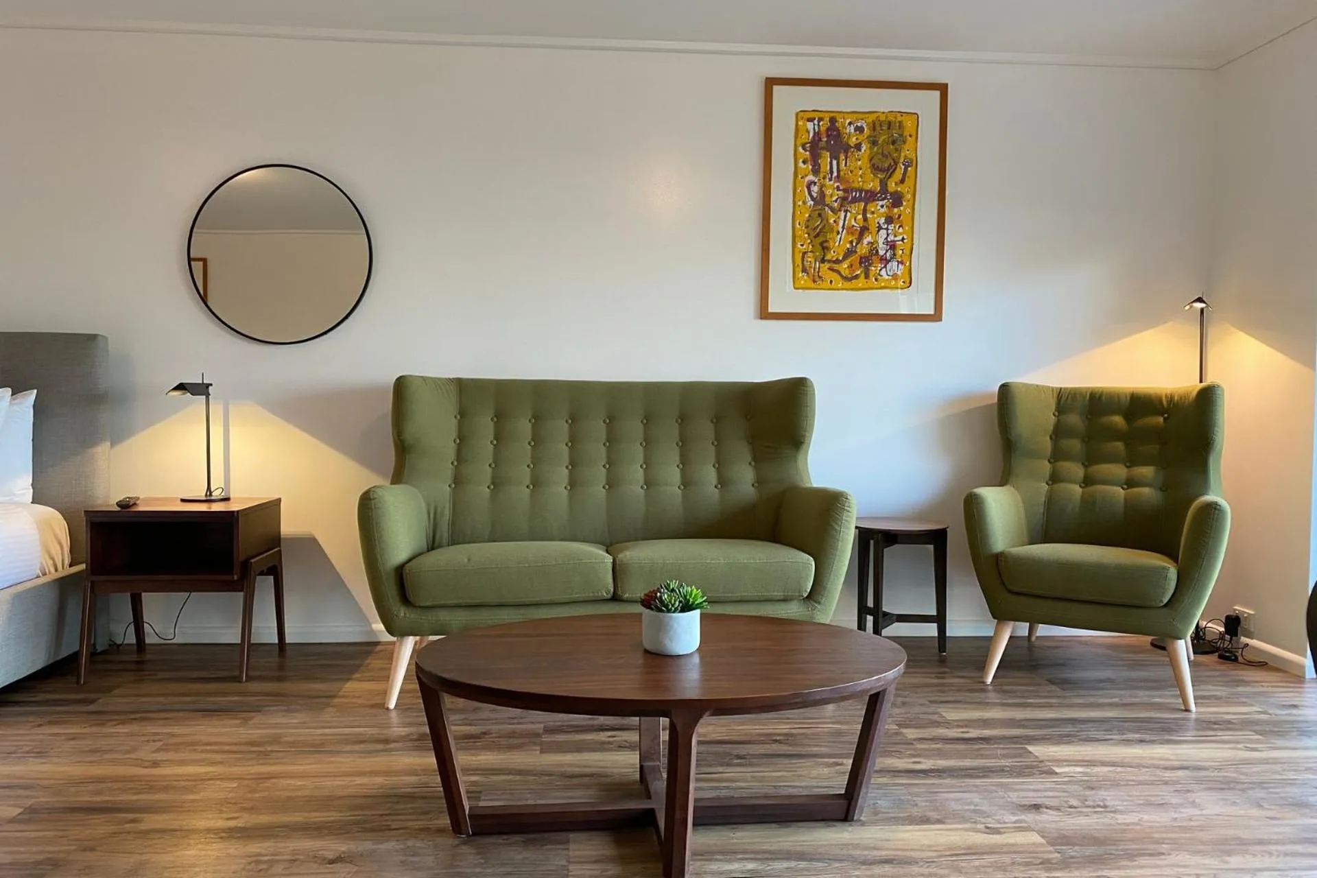 Seating area in North Pier Hotel