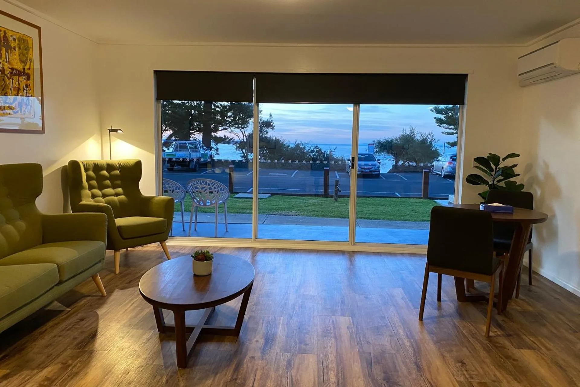 Seating area in North Pier Hotel