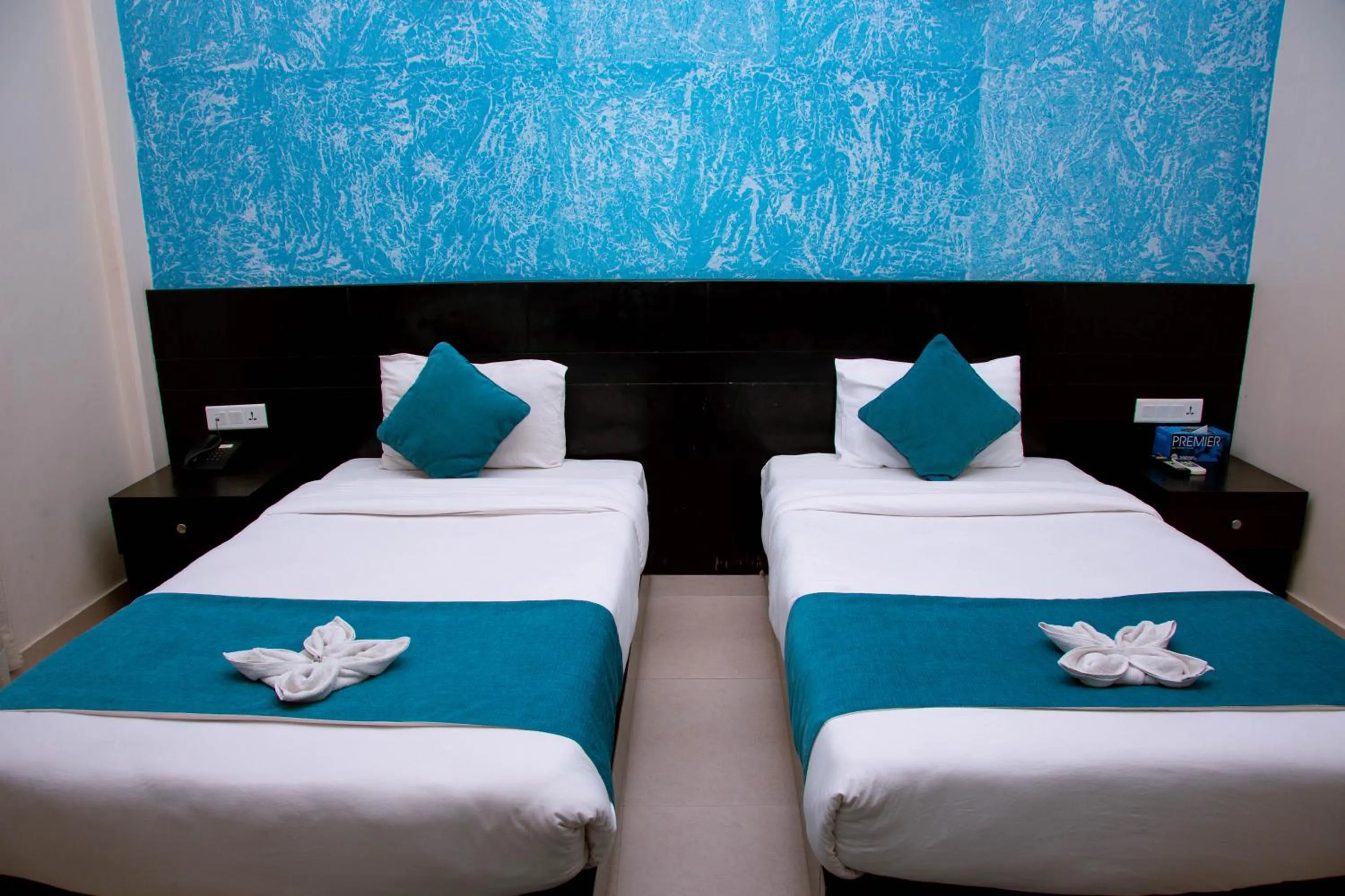 Bed in Tuki Resort Pokhara