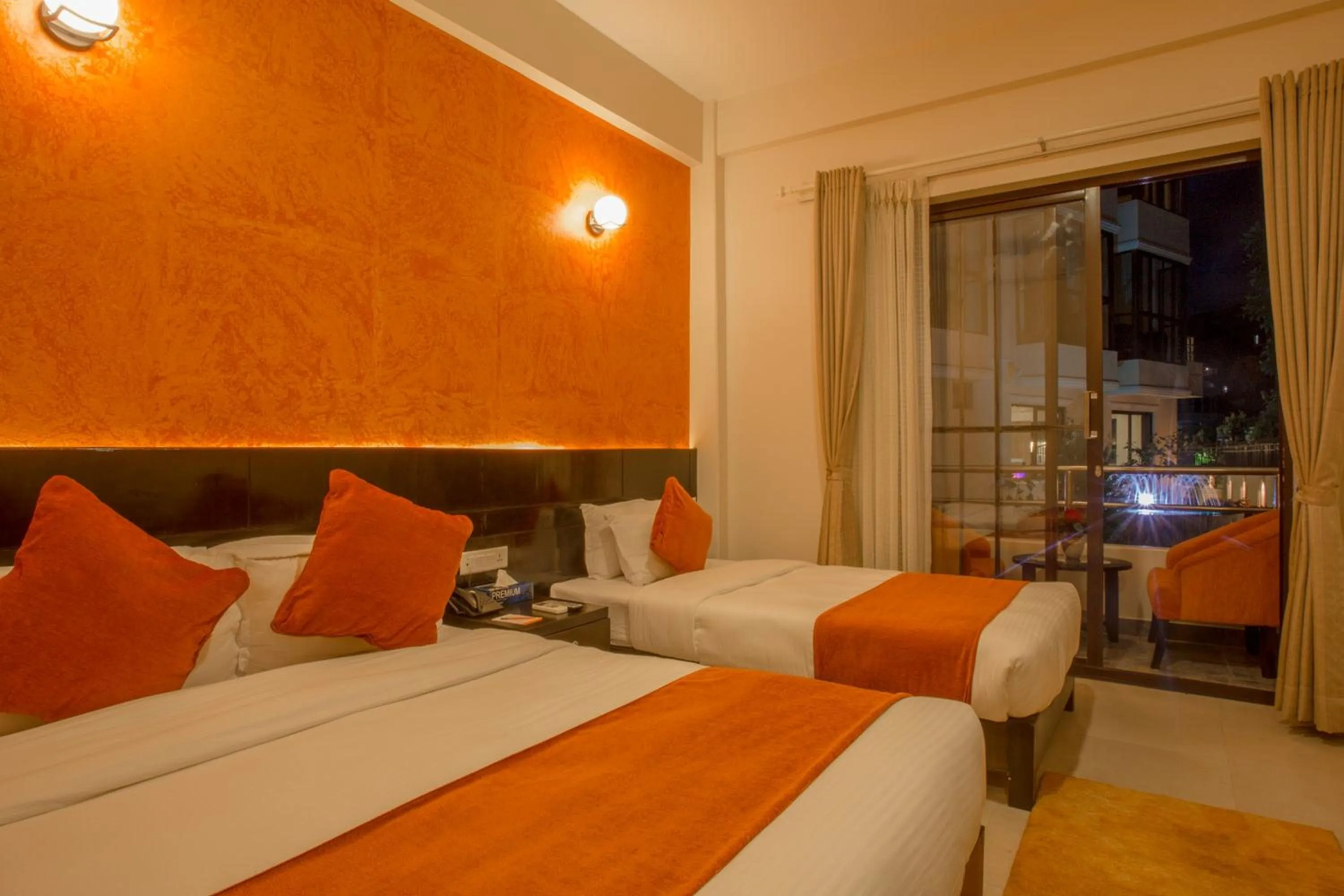 Photo of the whole room in Tuki Resort Pokhara