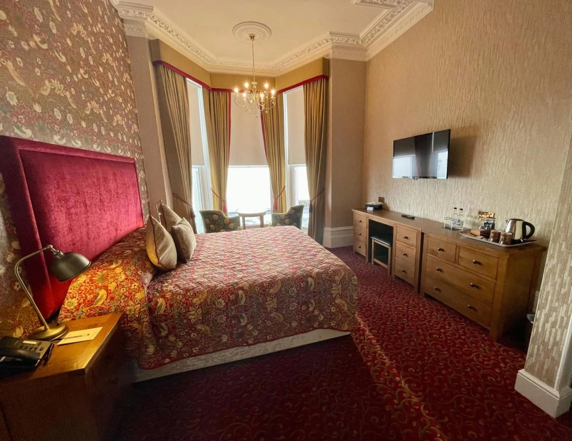 Bed in Langham Hotel Eastbourne