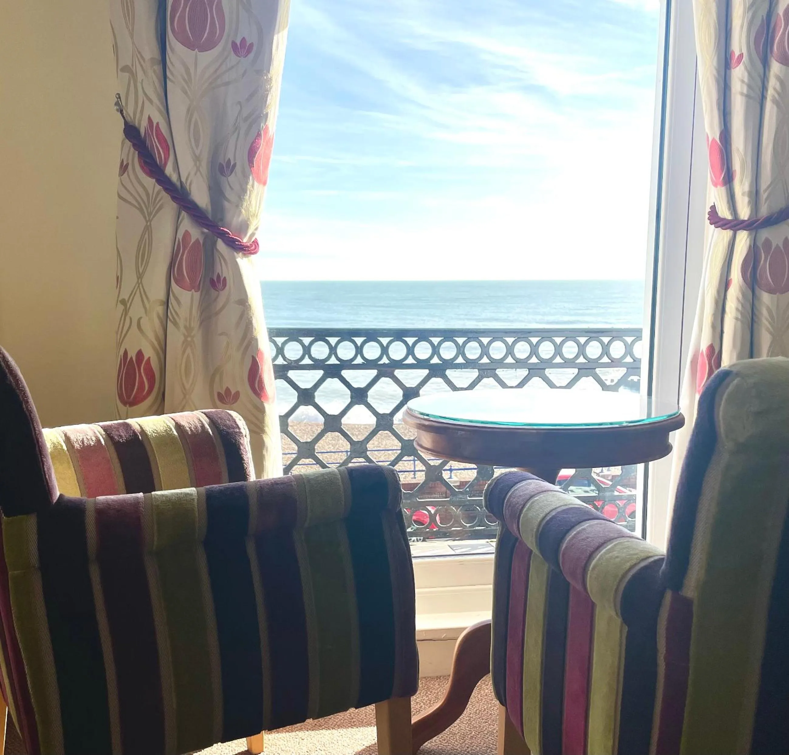 Sea view in Langham Hotel Eastbourne