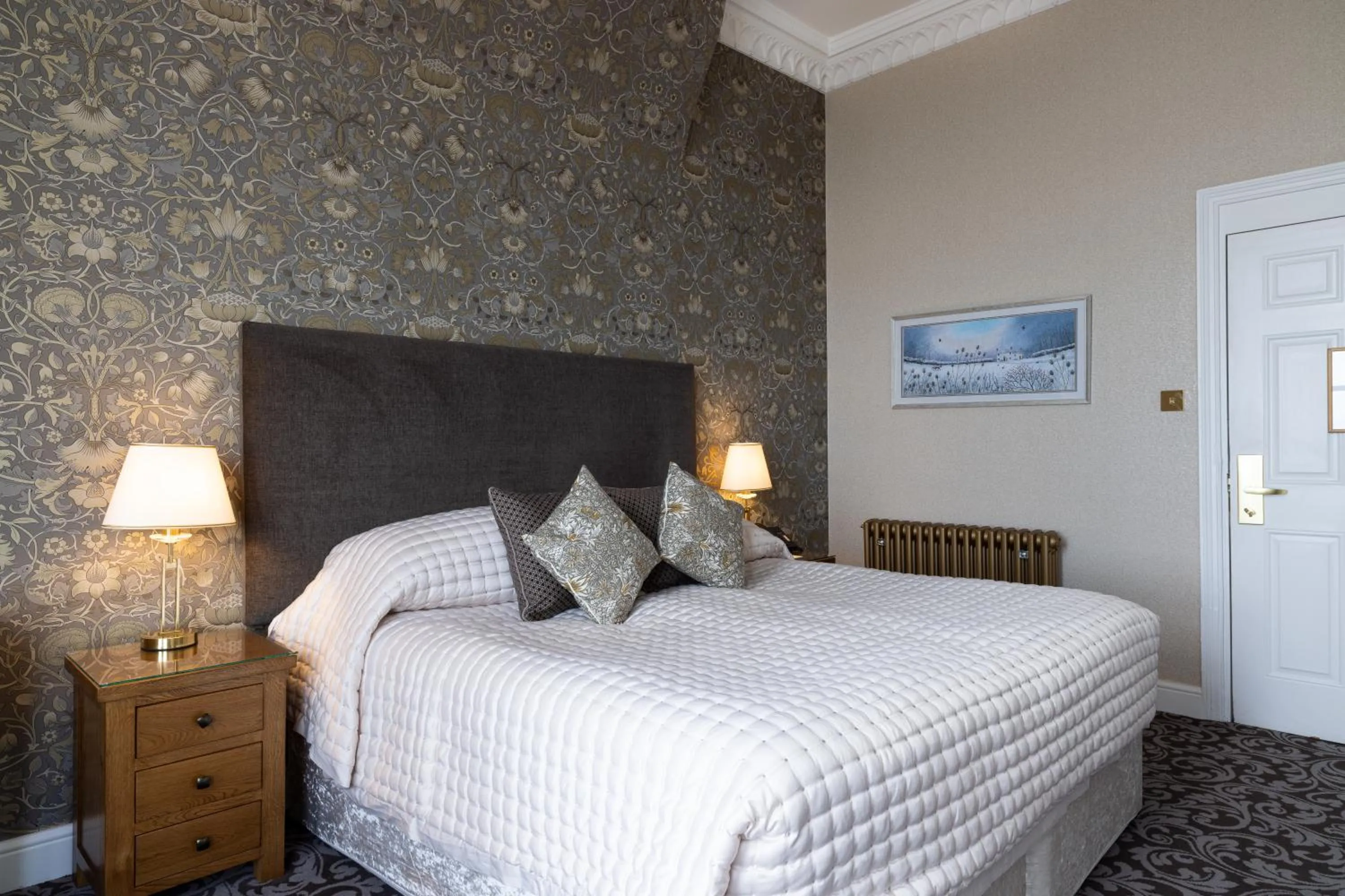 Bed in Langham Hotel Eastbourne