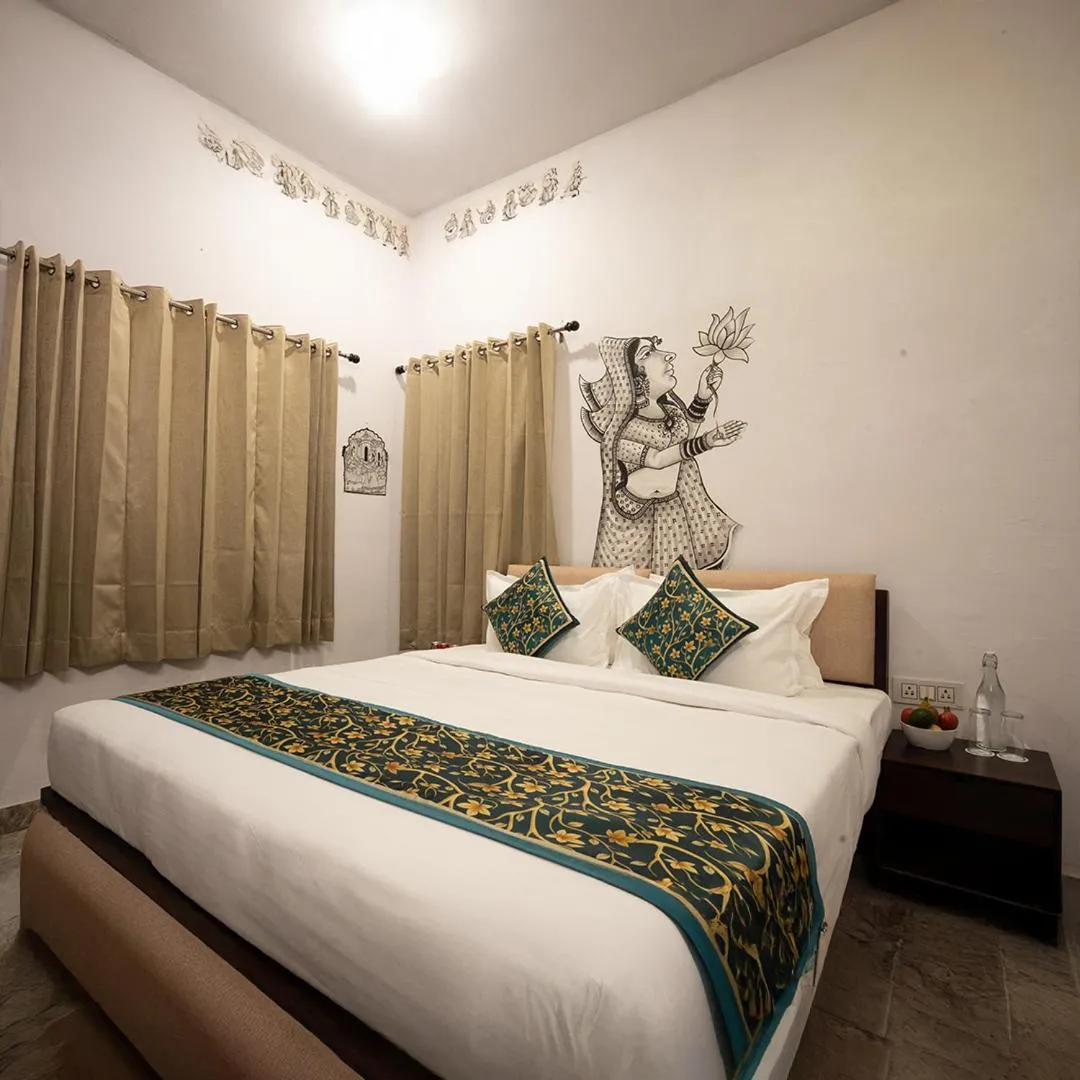 Bedroom, Bed in Stamps By Eight Continents, Pushkar