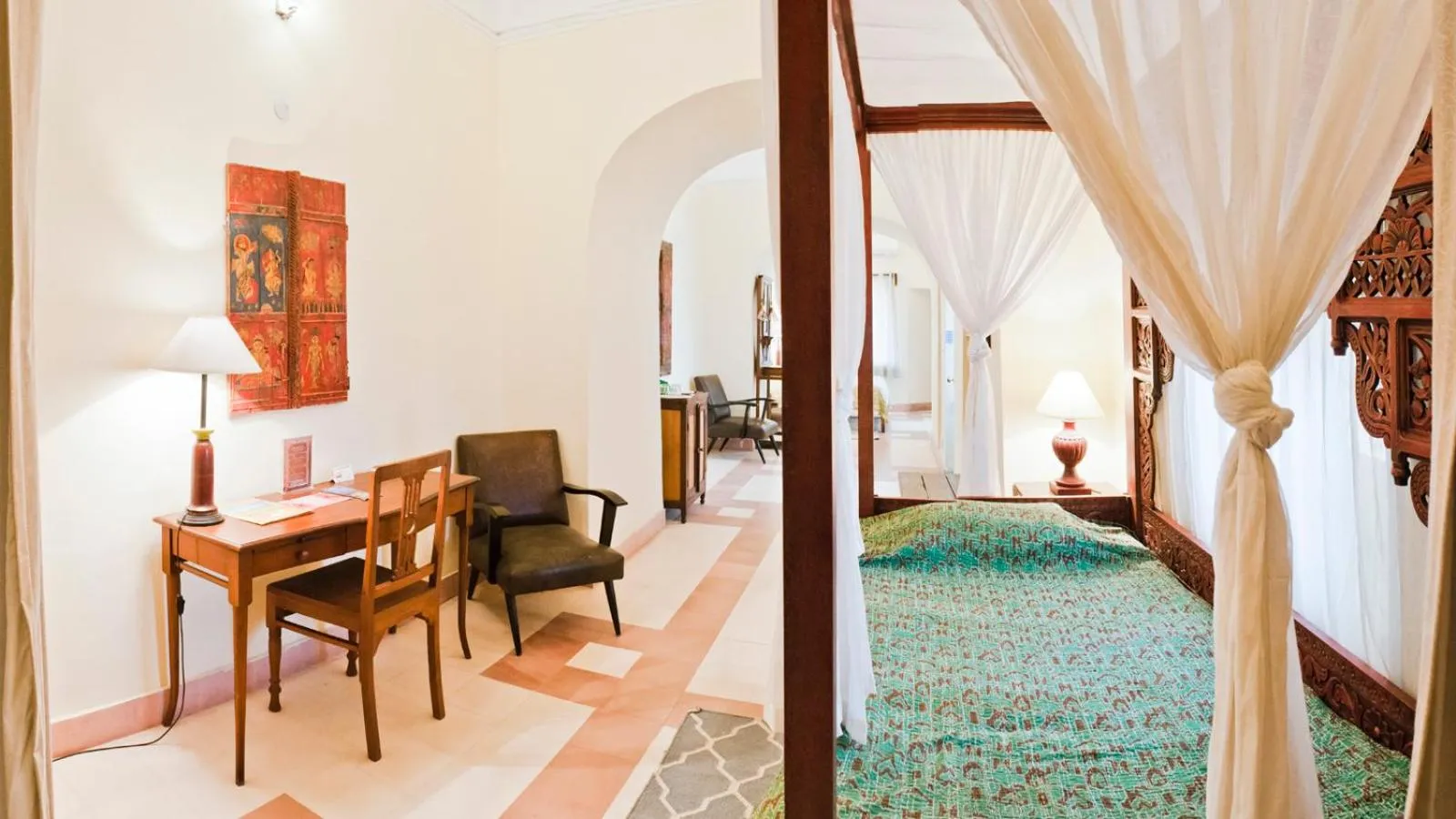 Bed in Neemrana's - Tijara Fort Palace