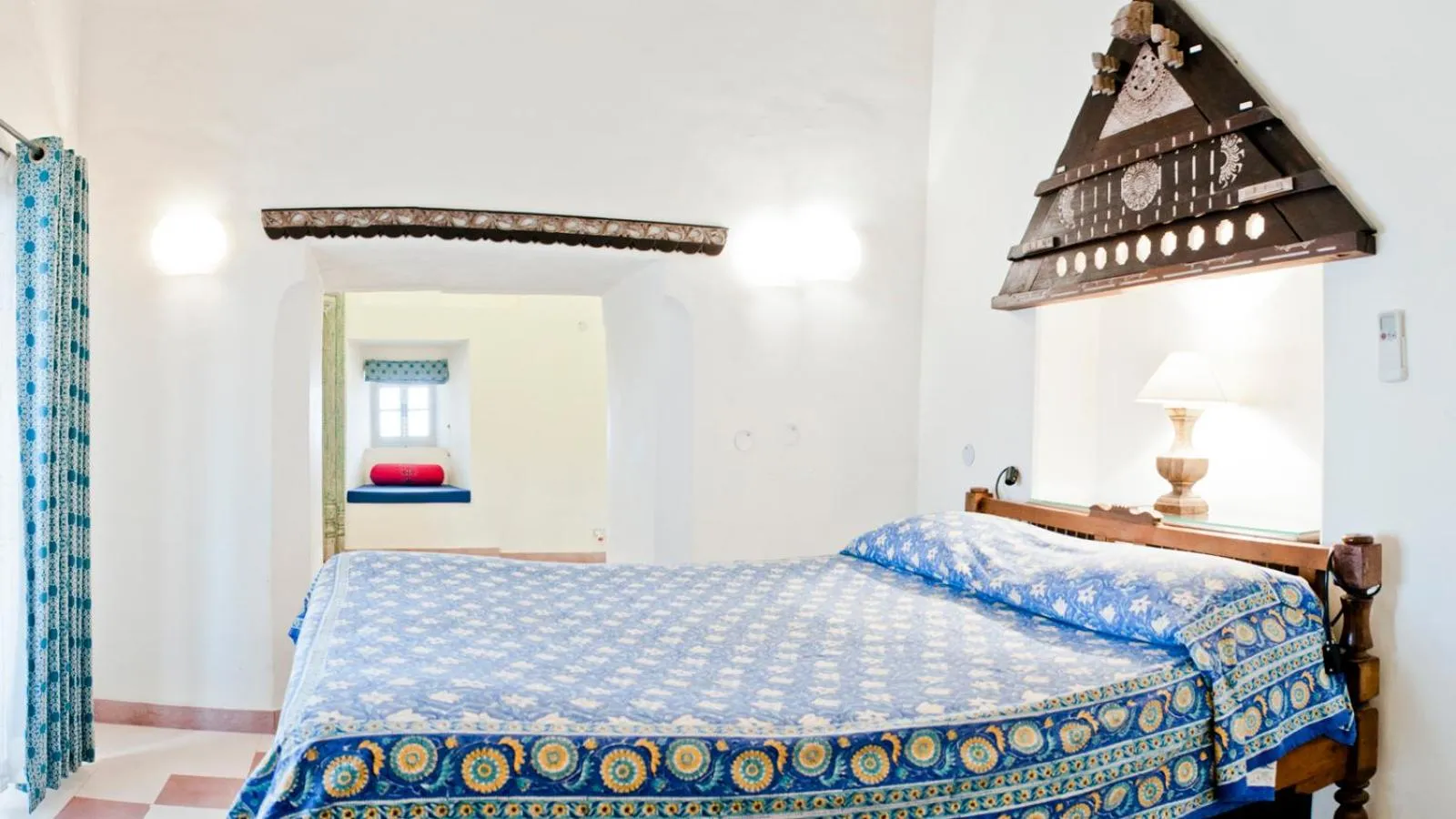 Bed in Neemrana's - Tijara Fort Palace