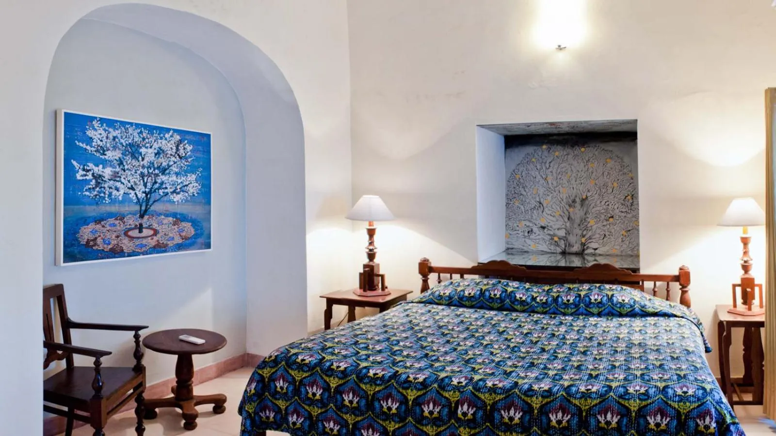 Bed in Neemrana's - Tijara Fort Palace