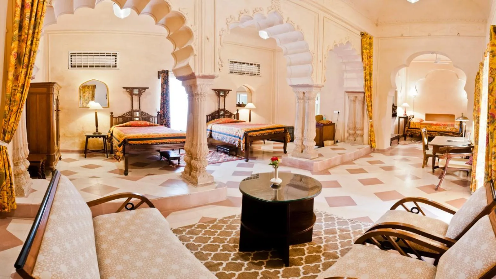 Bed in Neemrana's - Tijara Fort Palace