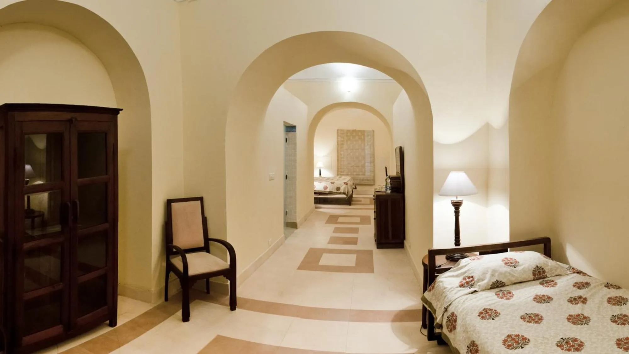 Bed in Neemrana's - Tijara Fort Palace