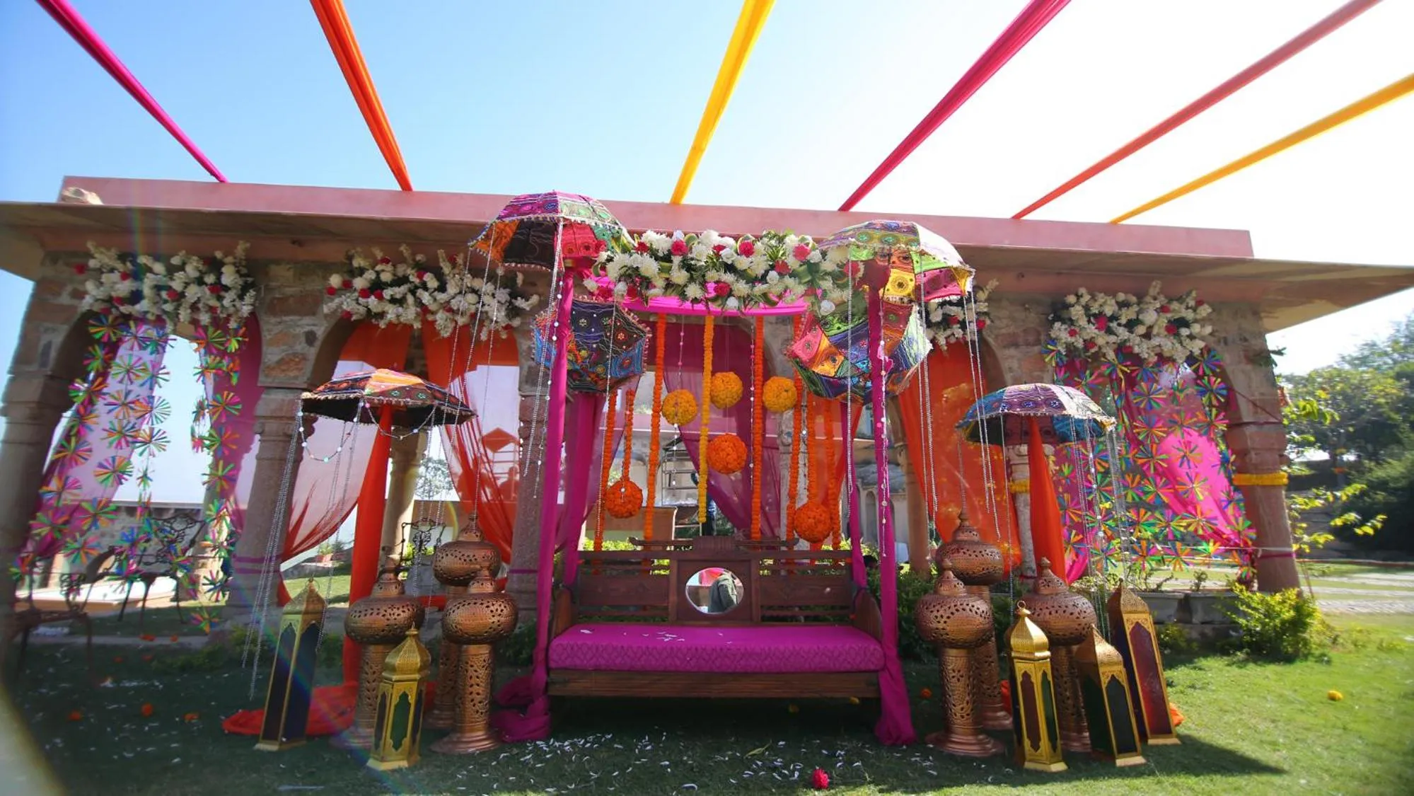 Garden in Neemrana's - Tijara Fort Palace