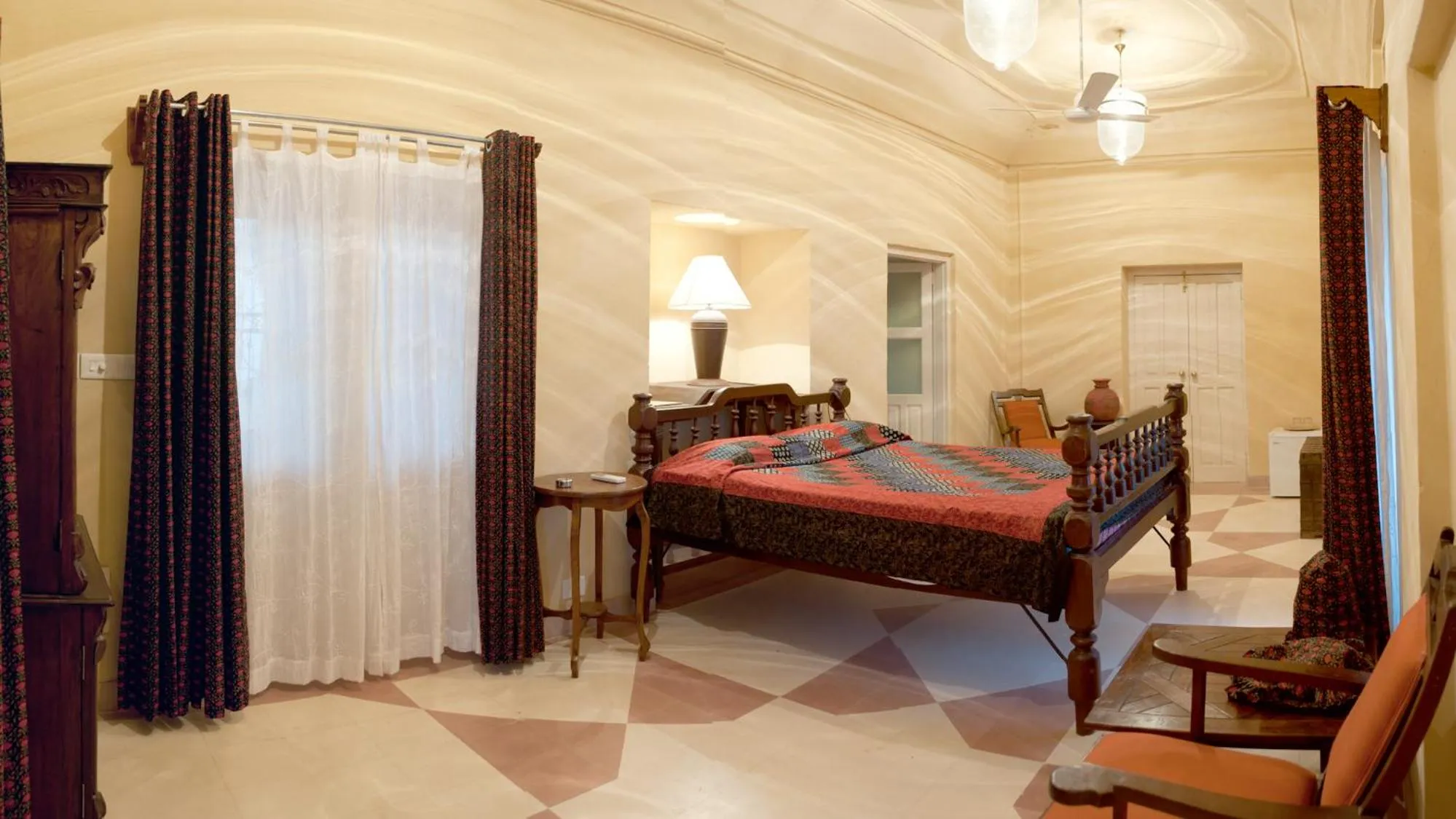 Photo of the whole room, Bed in Neemrana's - Tijara Fort Palace
