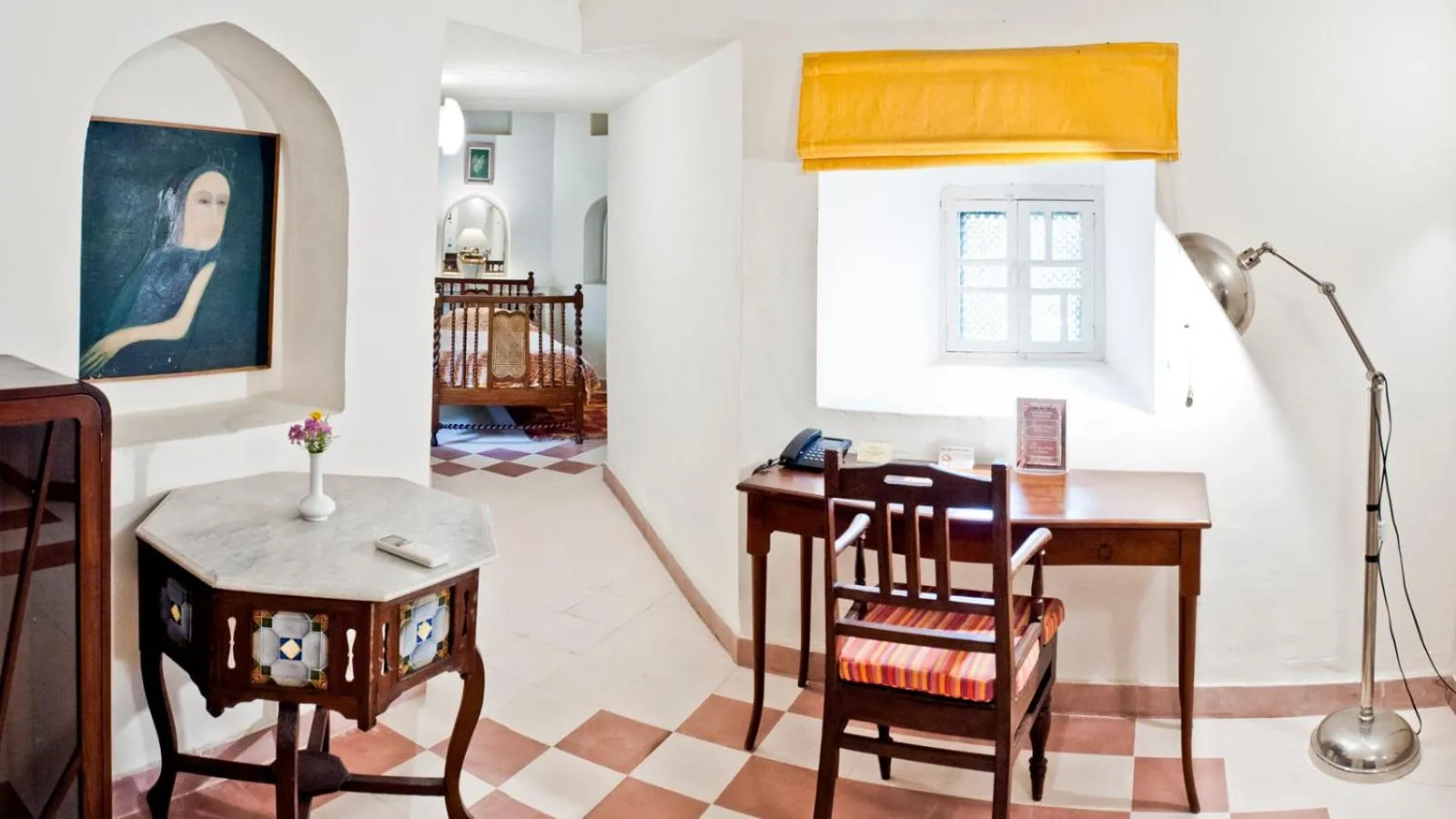 Living room in Neemrana's - Tijara Fort Palace