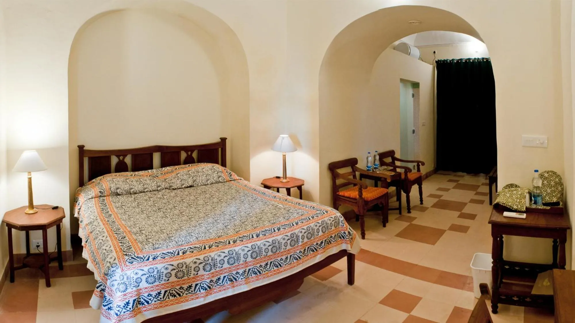 Bed in Neemrana's - Tijara Fort Palace