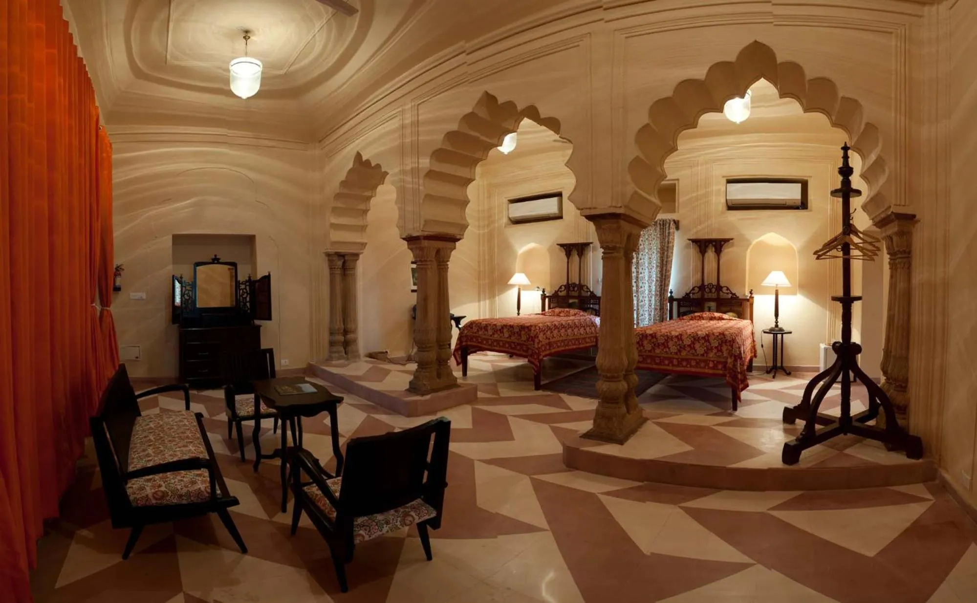 Photo of the whole room, Bed in Neemrana's - Tijara Fort Palace