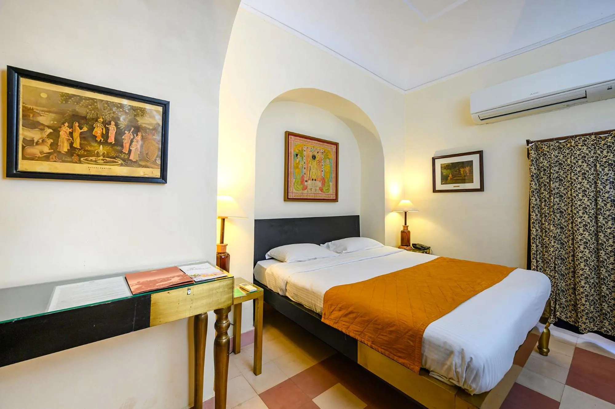 Bed in Neemrana's - Tijara Fort Palace