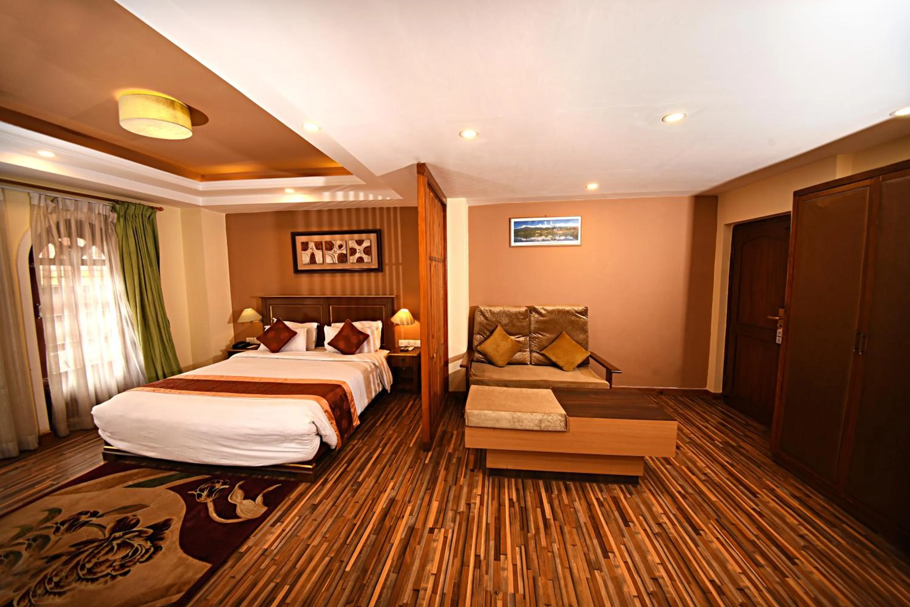 Photo of the whole room, Bed in DOM Himalaya Hotel