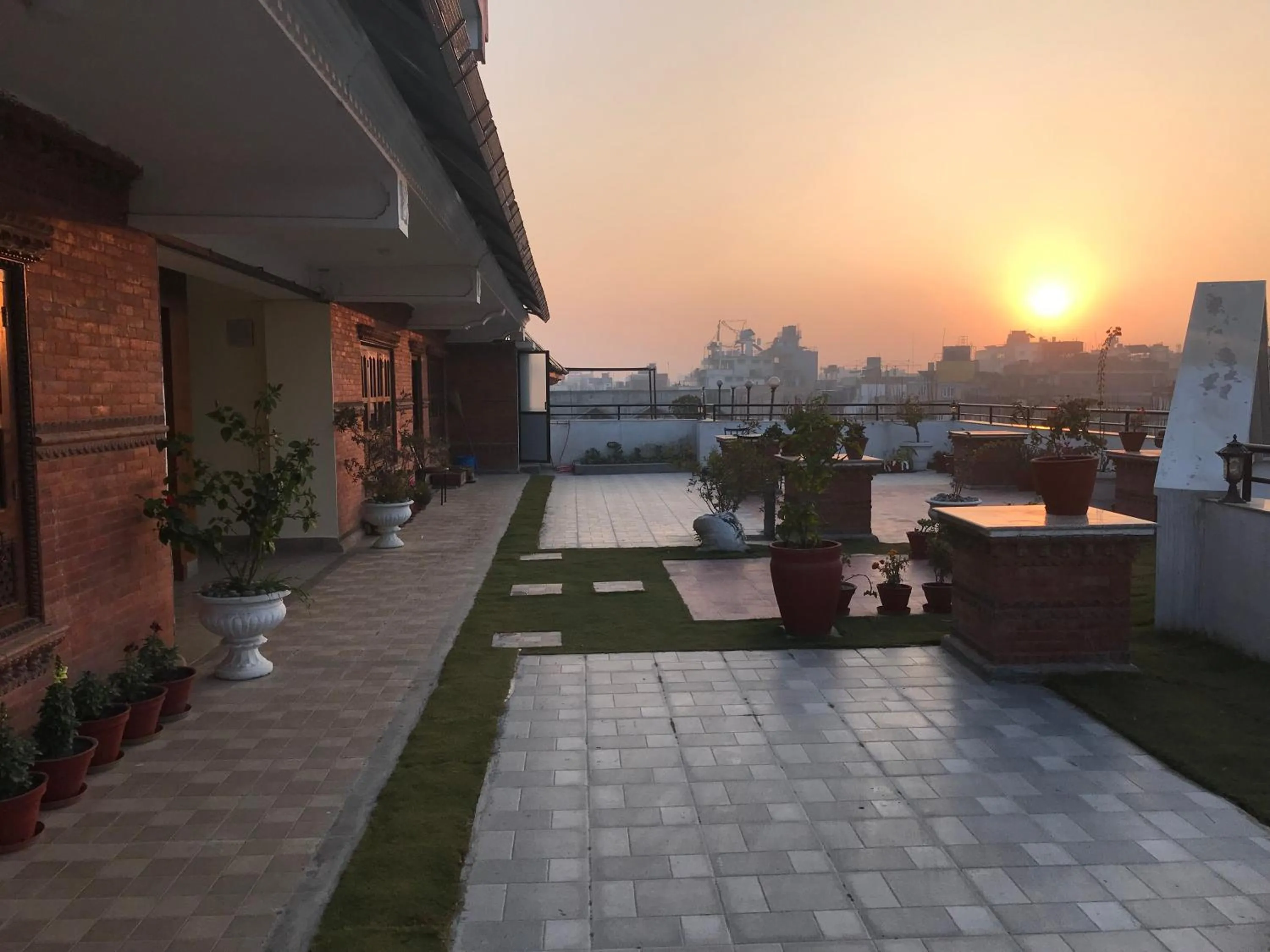 Bird's eye view in DOM Himalaya Hotel