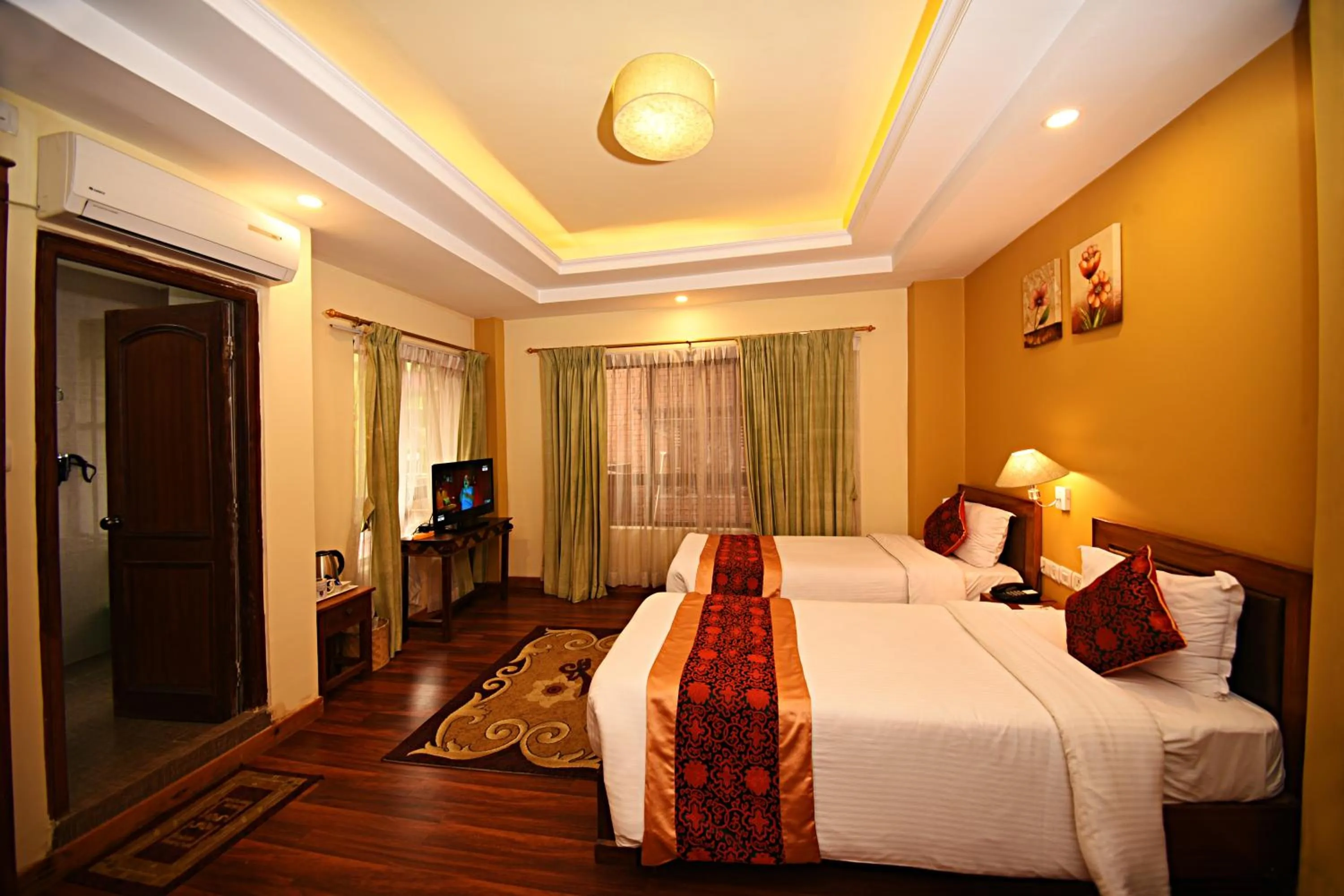 Photo of the whole room, Bed in DOM Himalaya Hotel