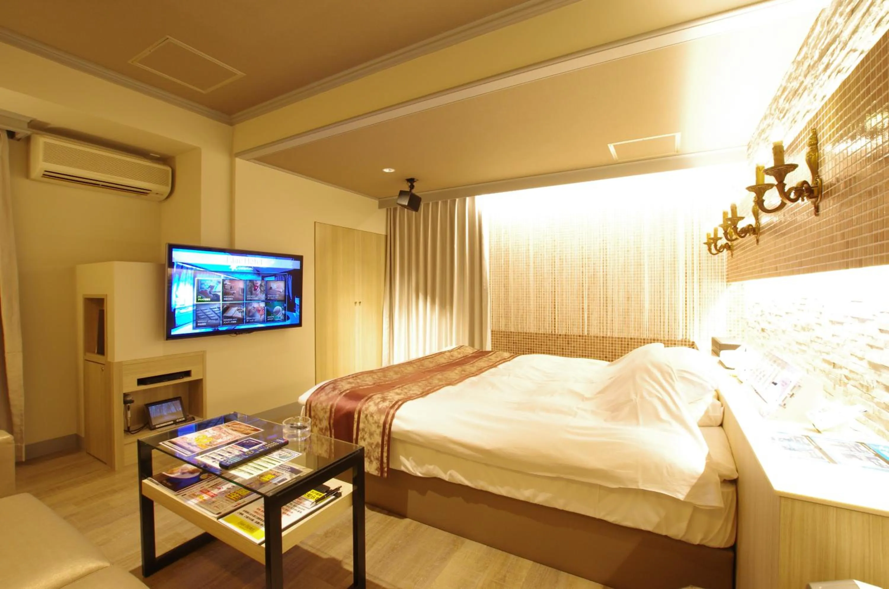 Photo of the whole room, Bed in BlueHotel sju(:)pri:m (Adult Only)