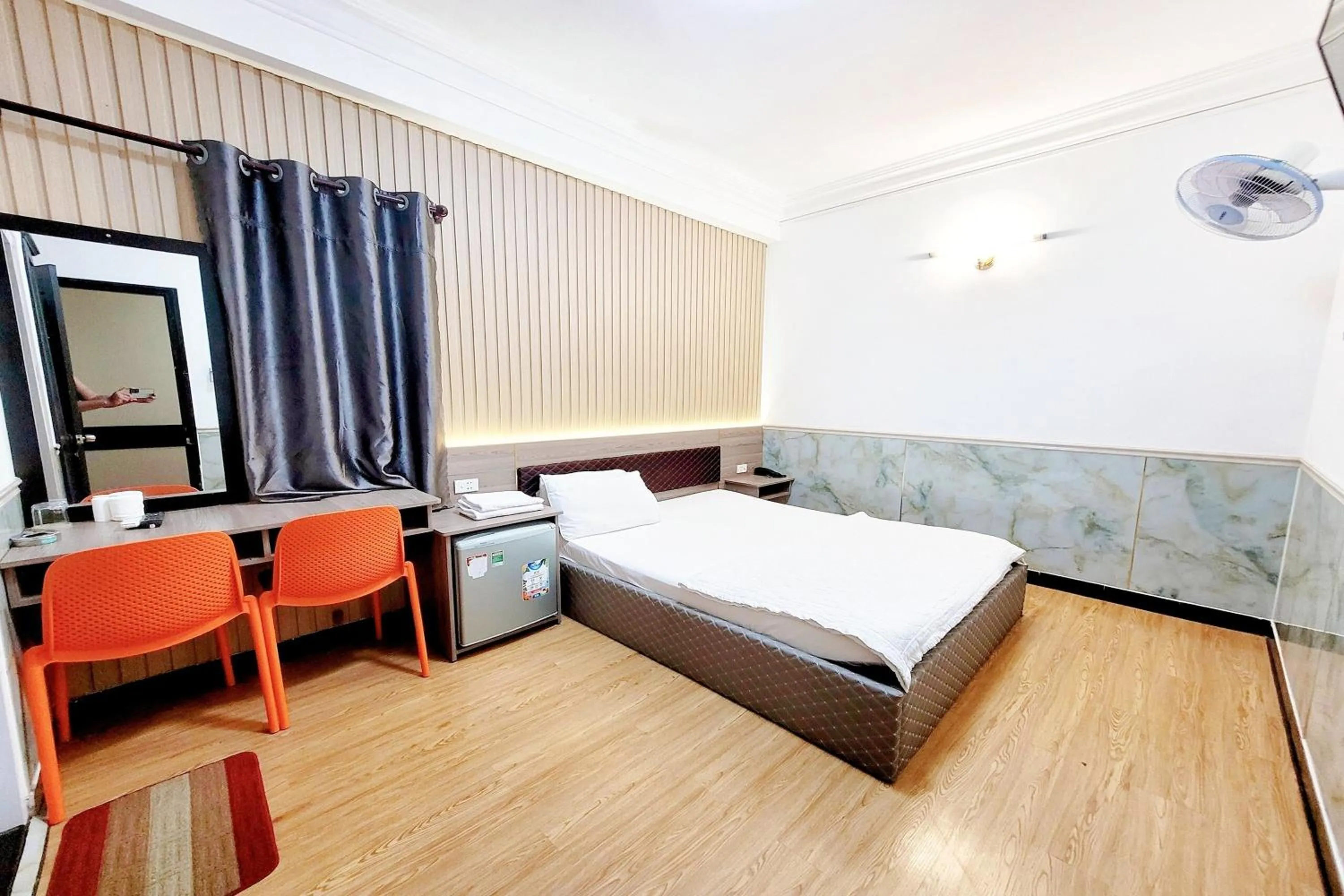 Bed in Hoang Nam Hotel