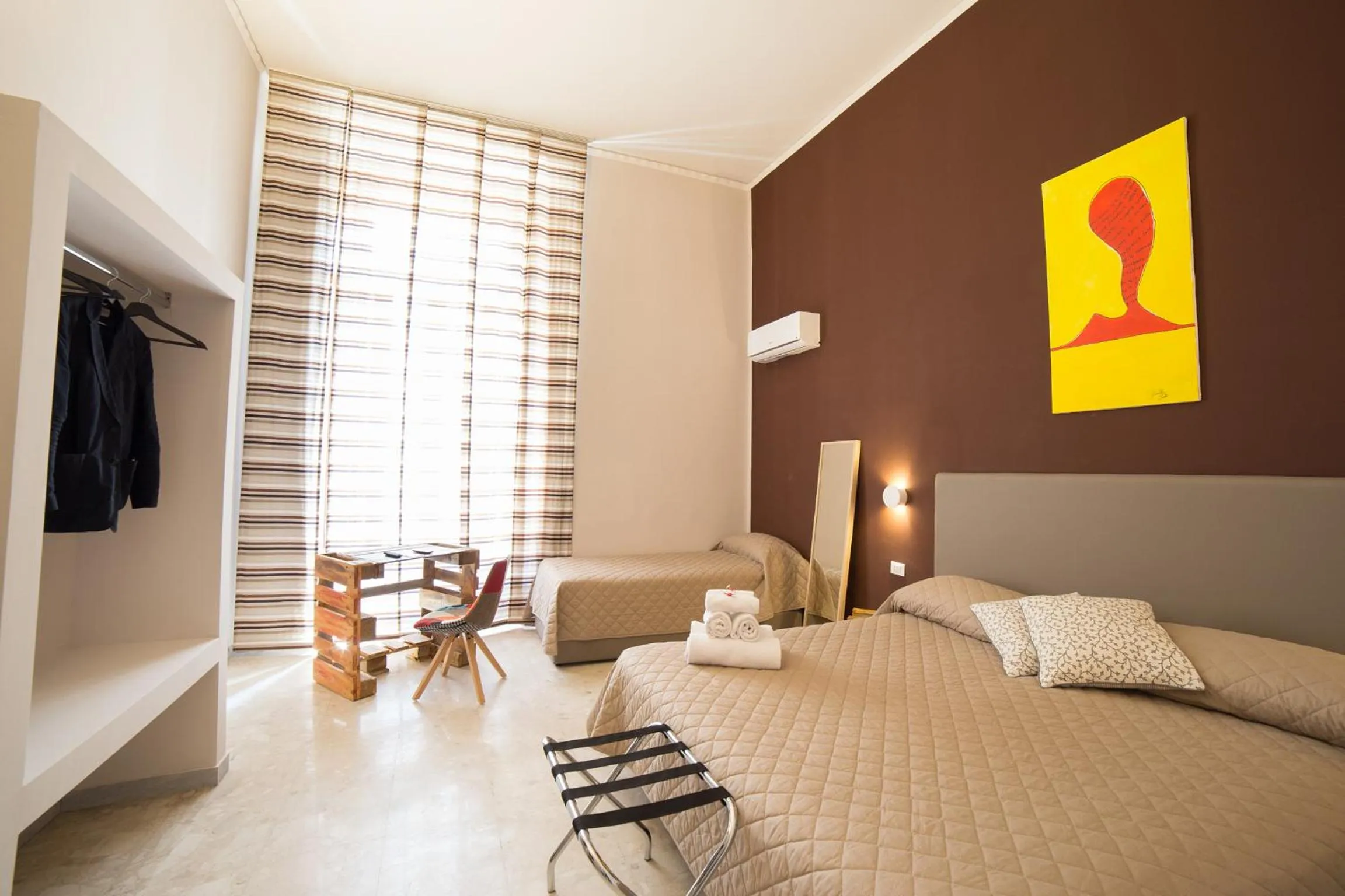 View (from property/room), Bed in PC Boutique H Napoli Centro, by ClaPa Group