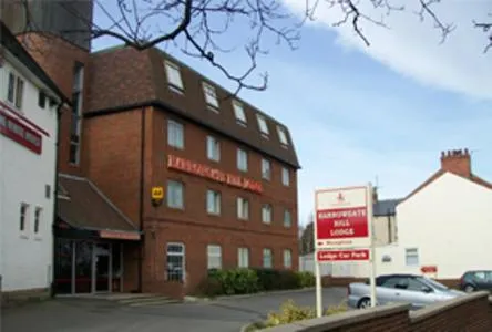 Facade/entrance in The Harrowgate Hill Lodge