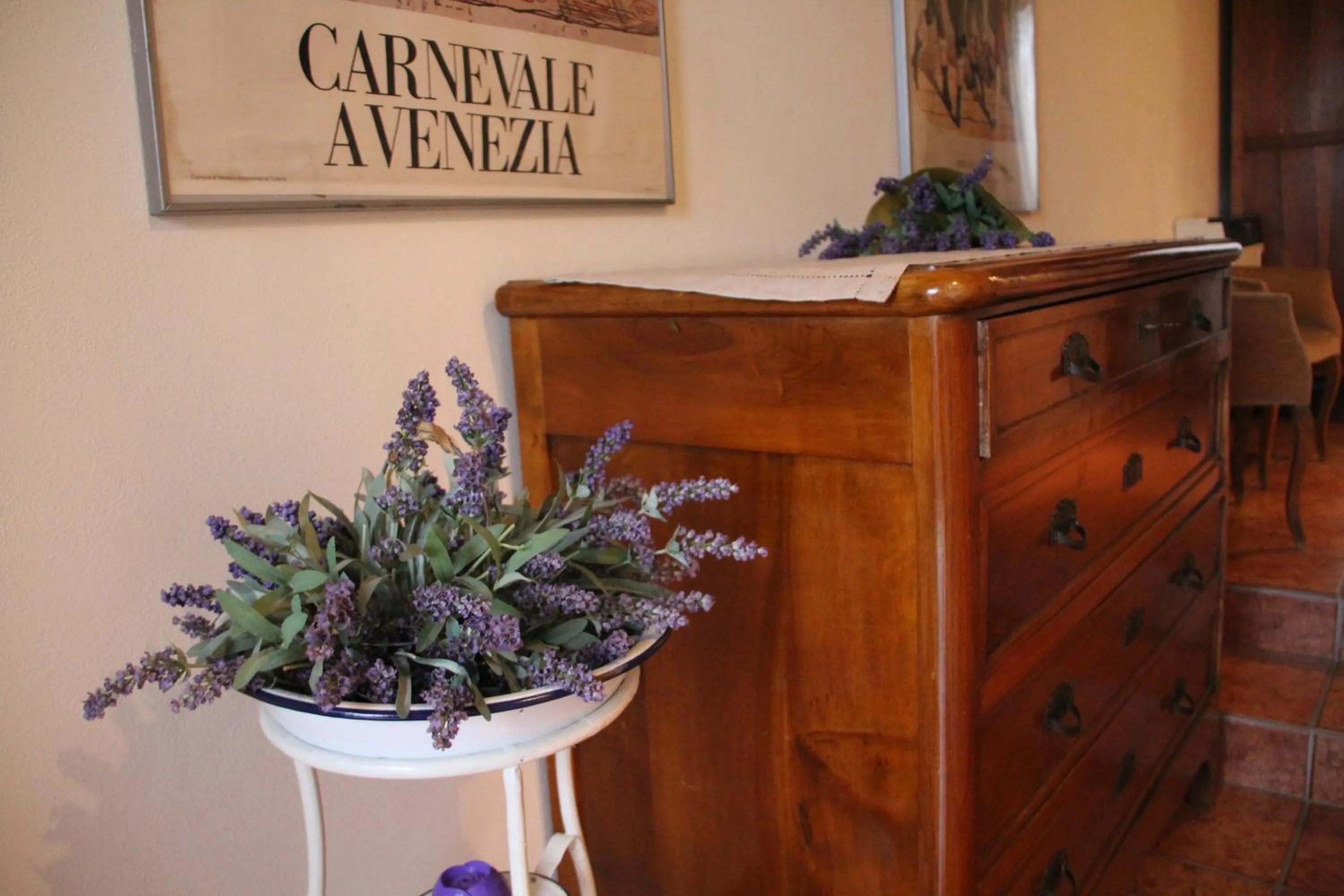 Decorative detail in Osteria Locanda Dalla Lina