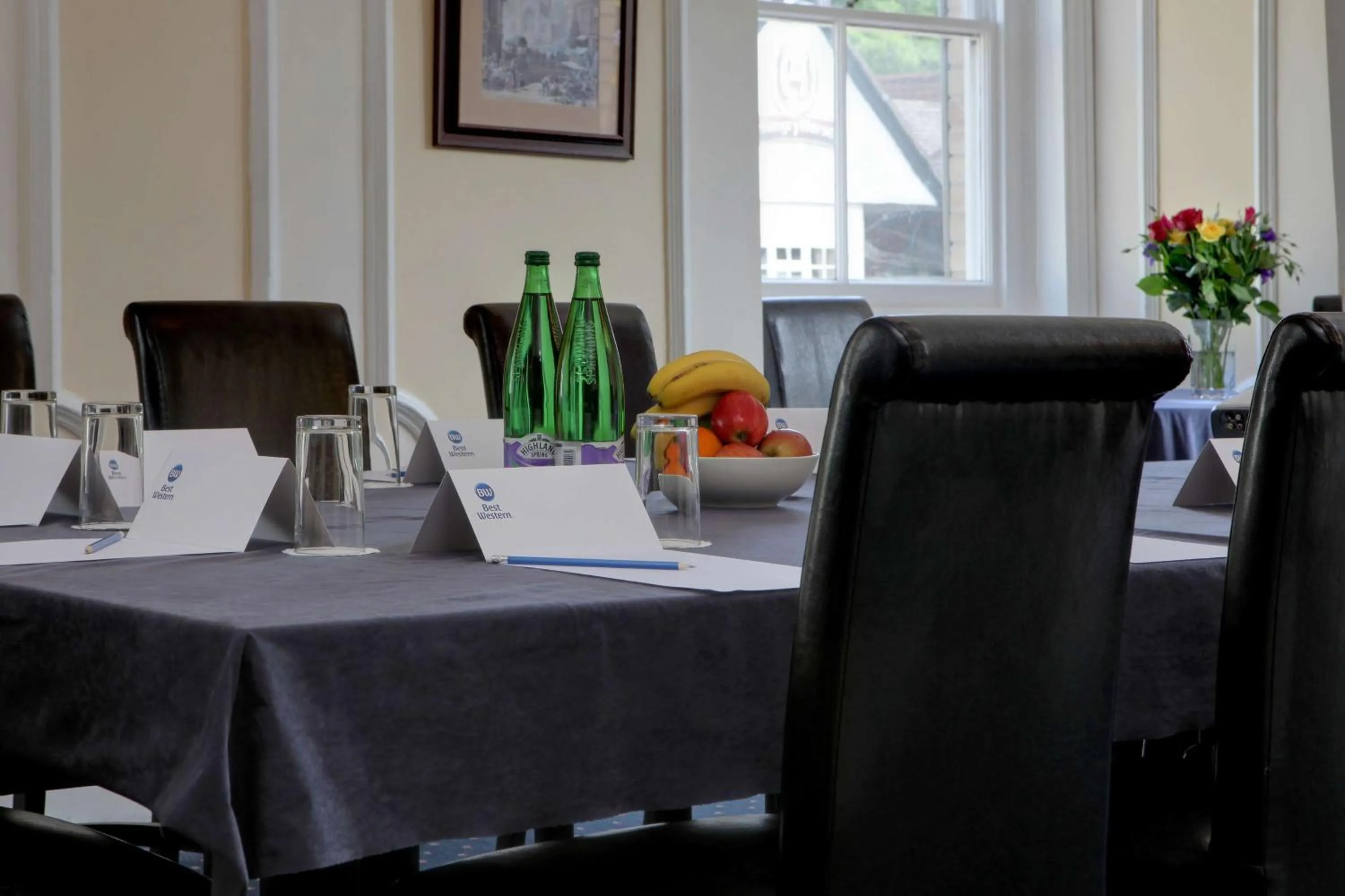 On site in Best Western Claydon Hotel