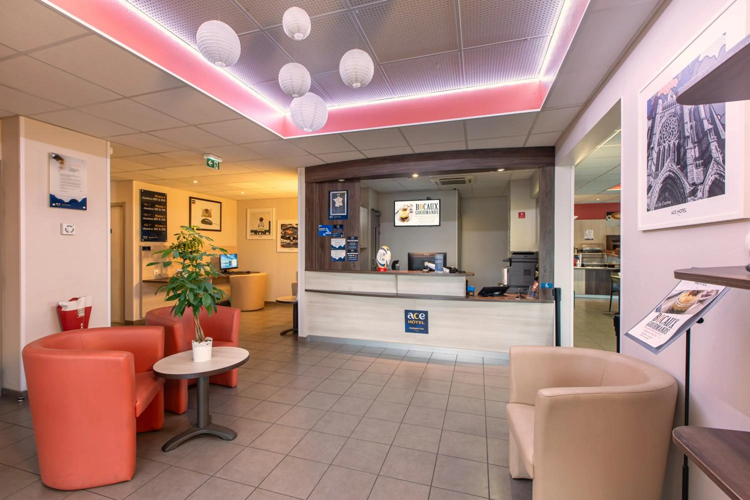 Lobby or reception in Ace Hôtel Chartres