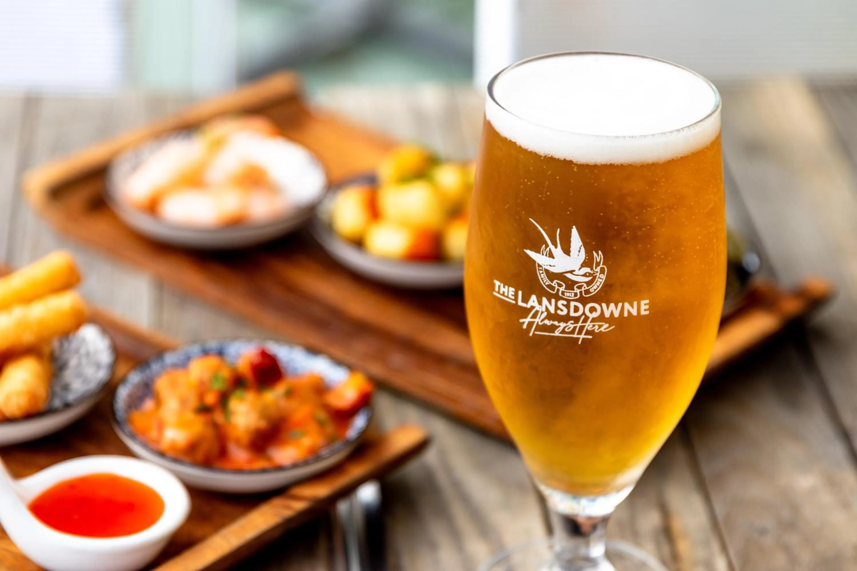 Food and drinks in The Lansdowne, Eastbourne