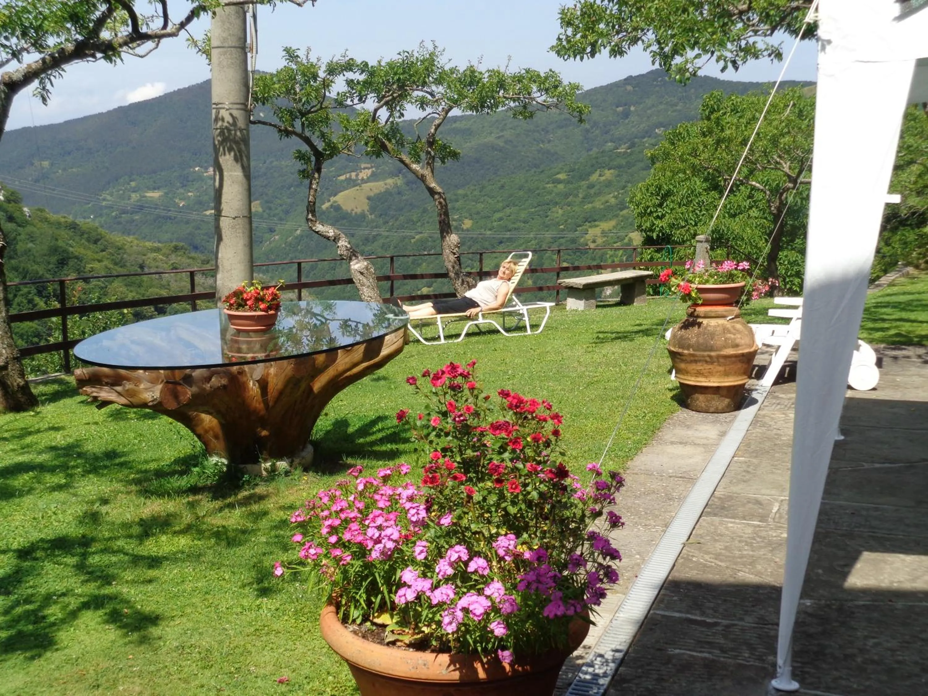 Garden in B&B La Bredia