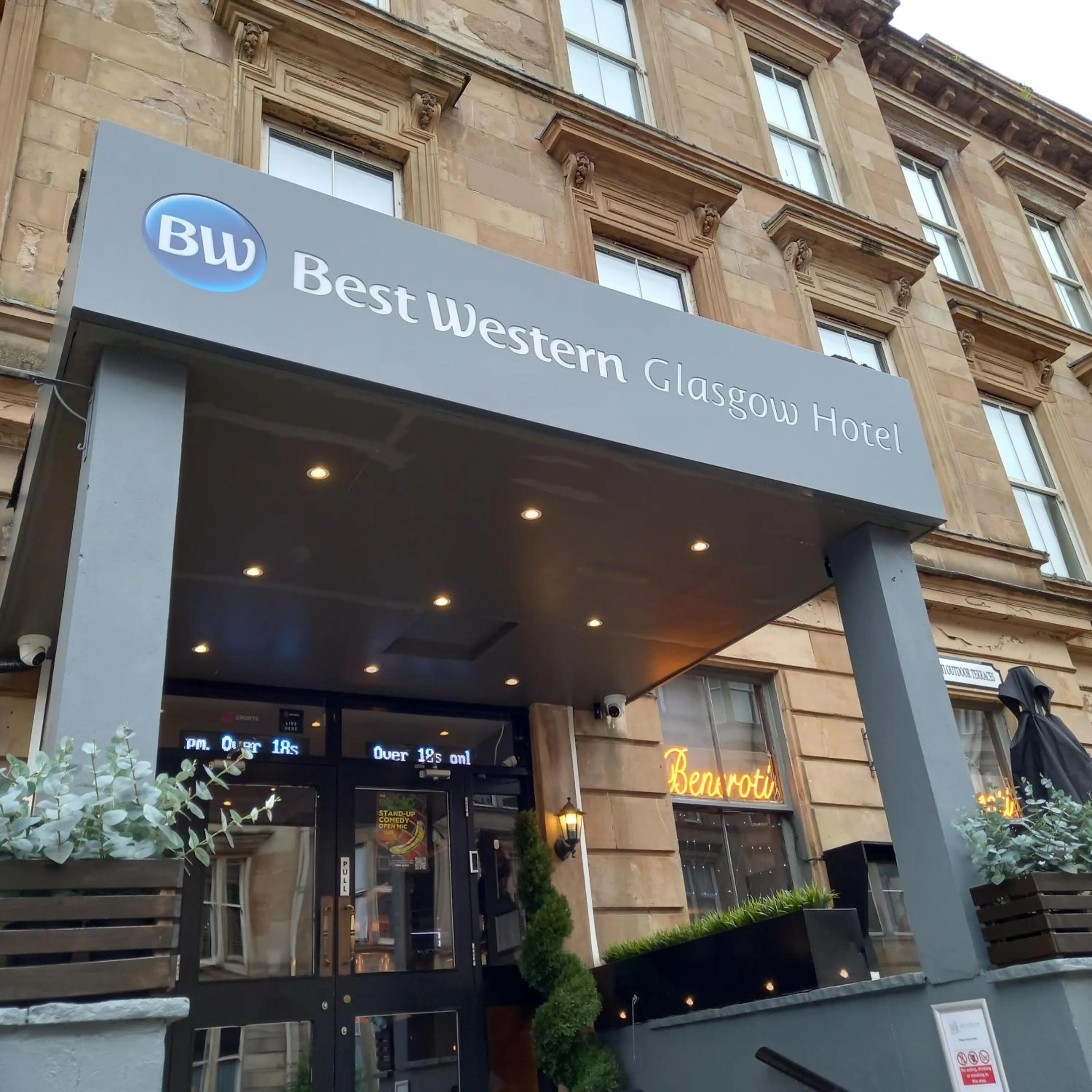 Property building in Best Western Glasgow Hotel