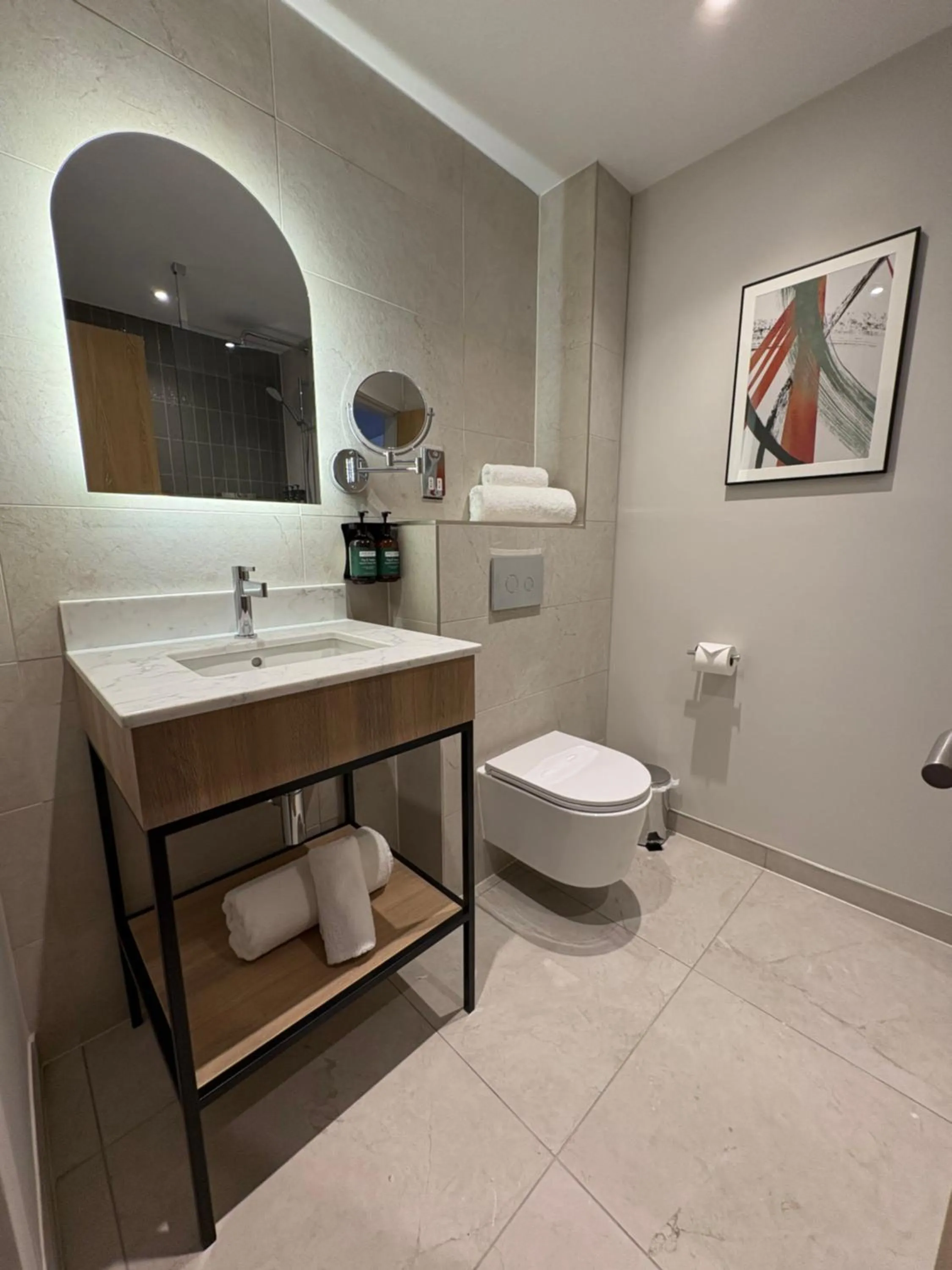 Bathroom in voco Rockingham Forest Corby by IHG