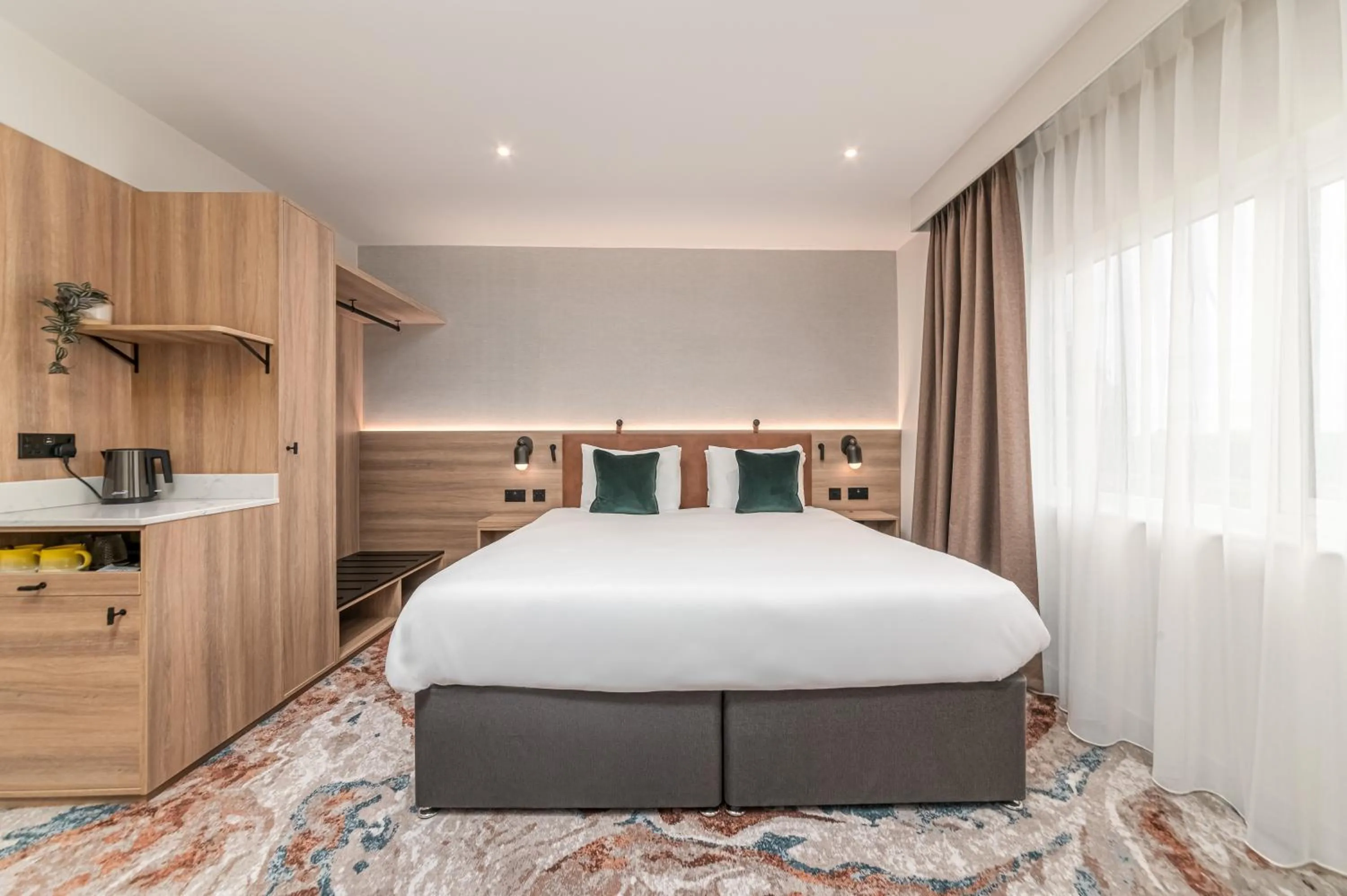 Bedroom, Bed in voco Rockingham Forest Corby by IHG