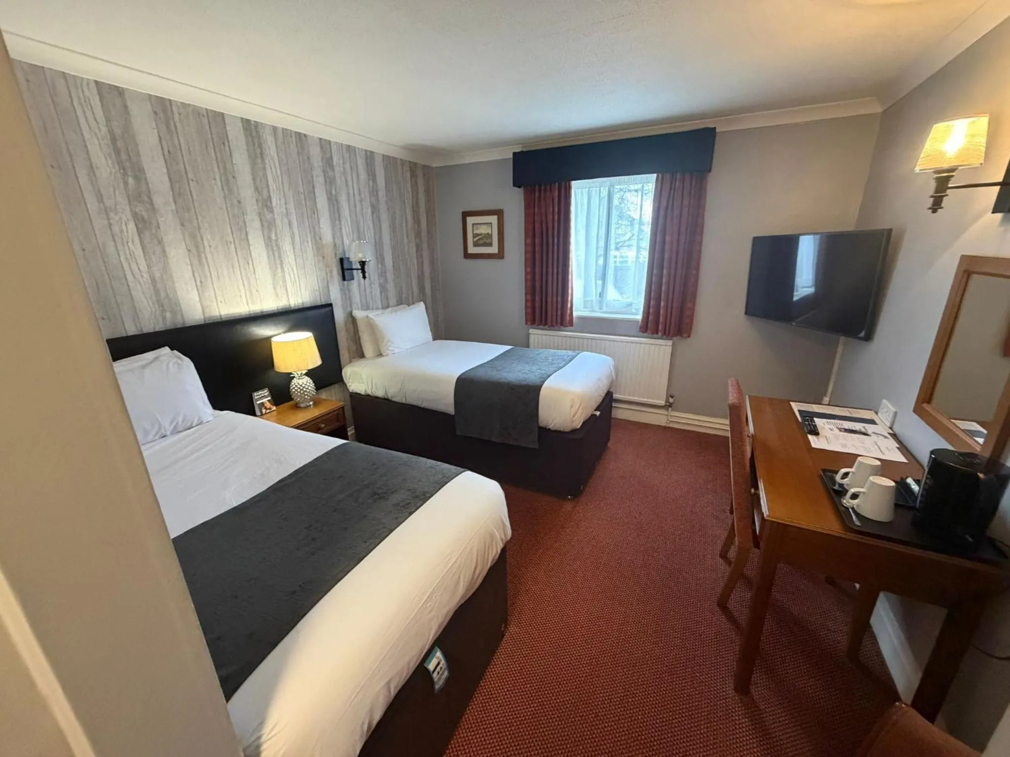 Bed in Raven Hotel by Greene King Inns