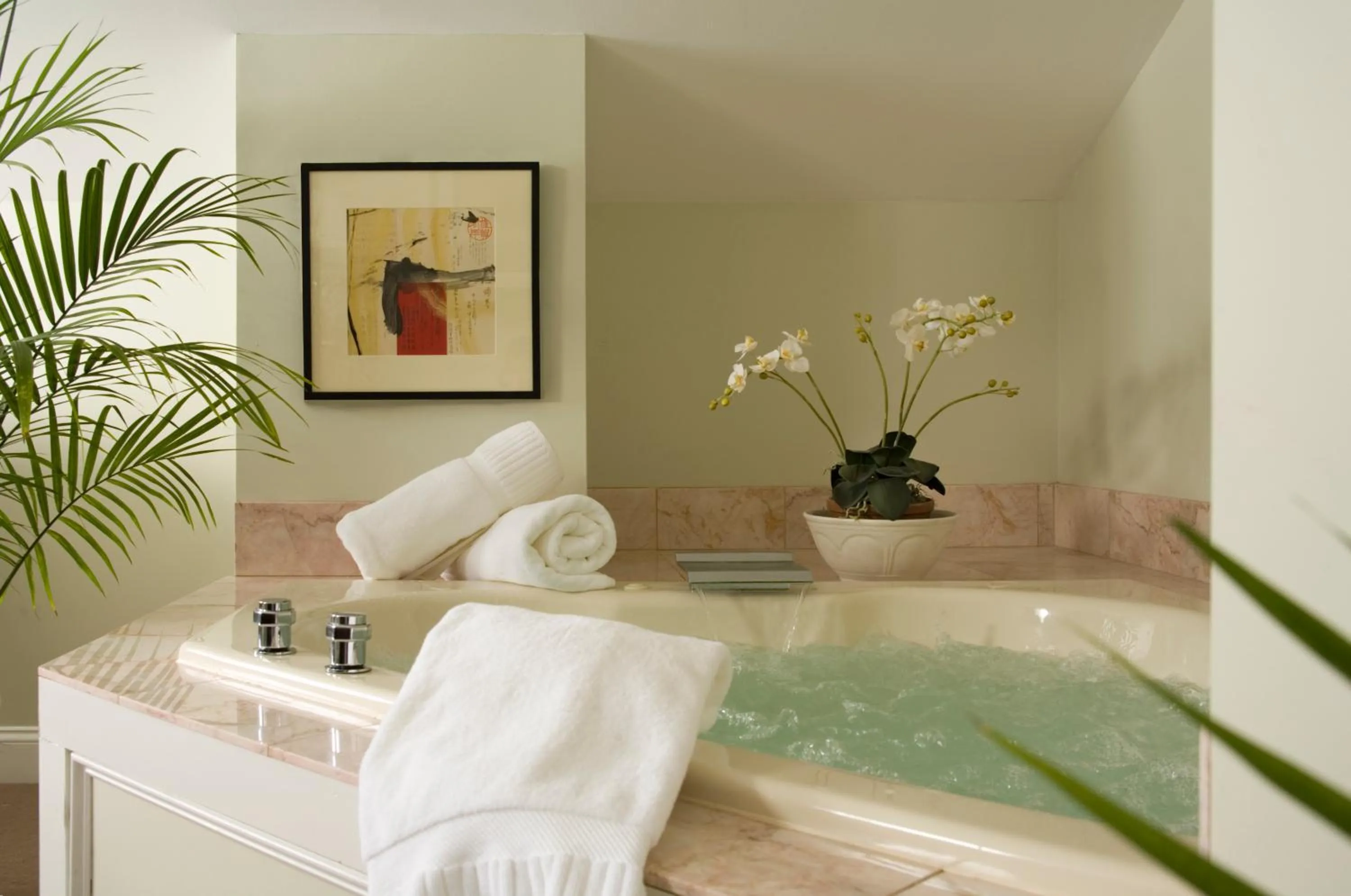 Hot Tub in Hydrangea House Inn