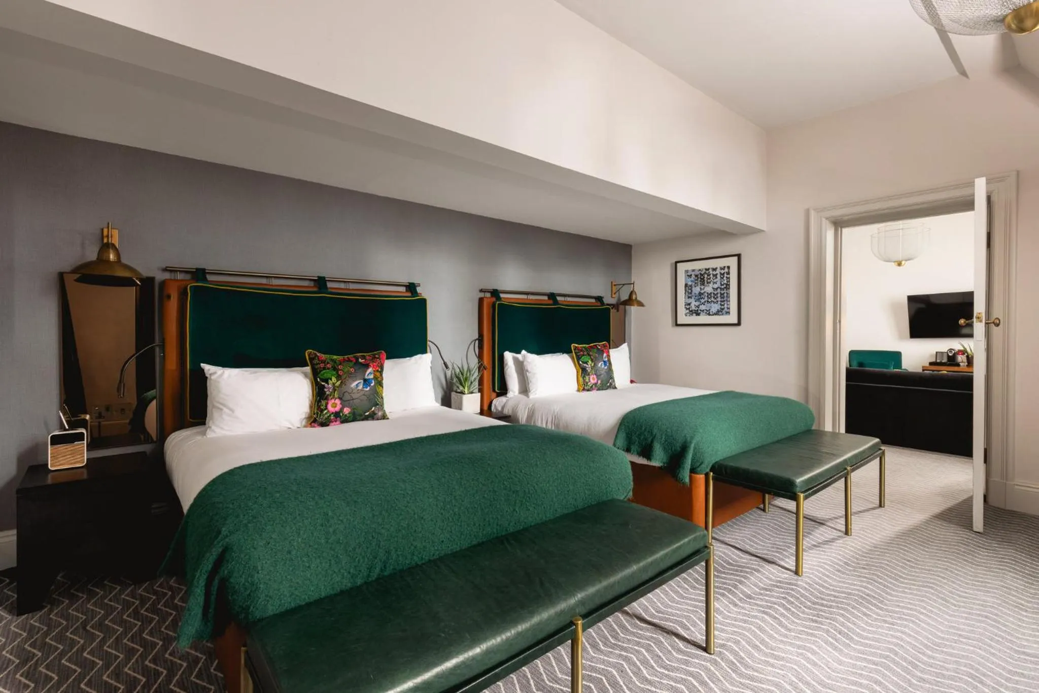 Photo of the whole room, Bed in Kimpton Clocktower by IHG