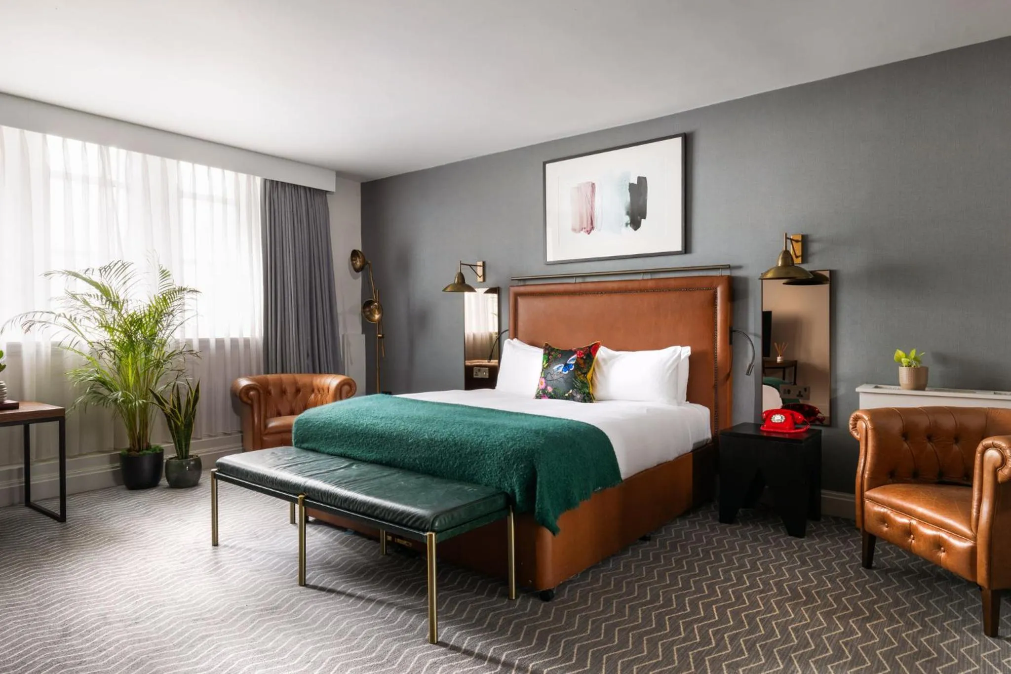 Photo of the whole room, Bed in Kimpton Clocktower by IHG