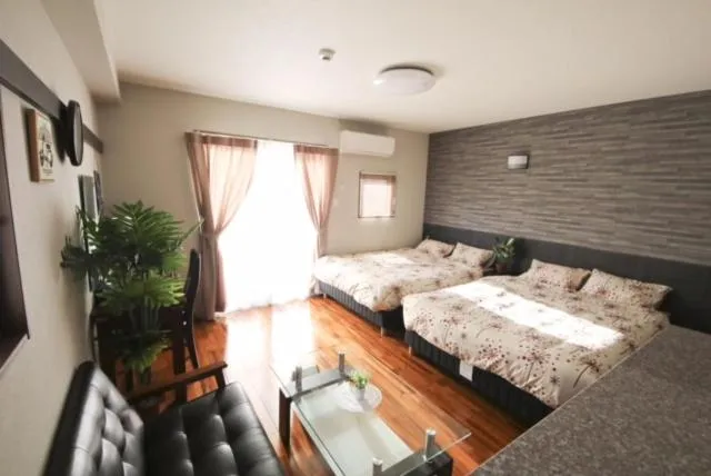 Bed in Chura Gahna House Tsubogawa Naha