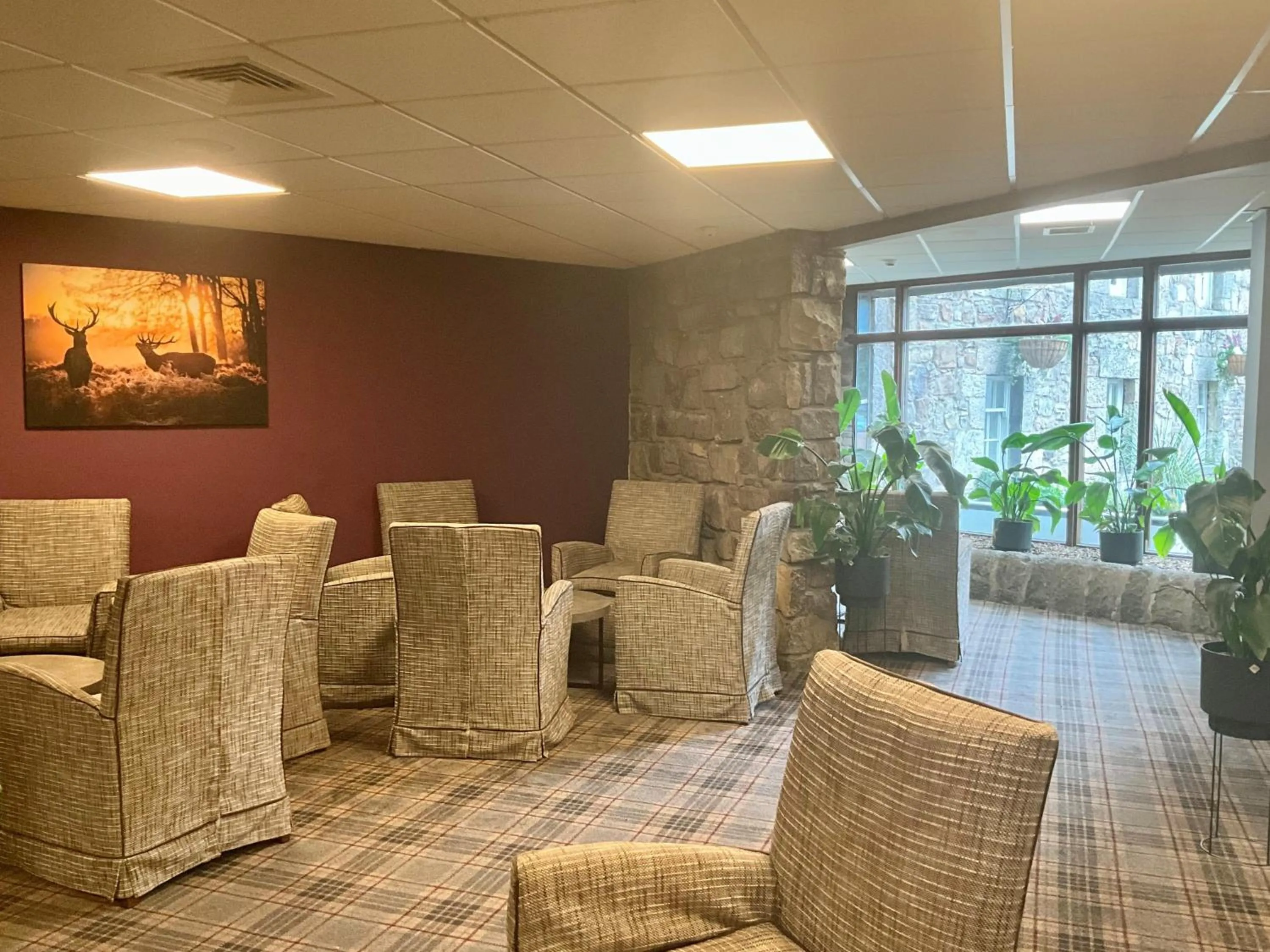 Seating area in Britannia Edinburgh Hotel