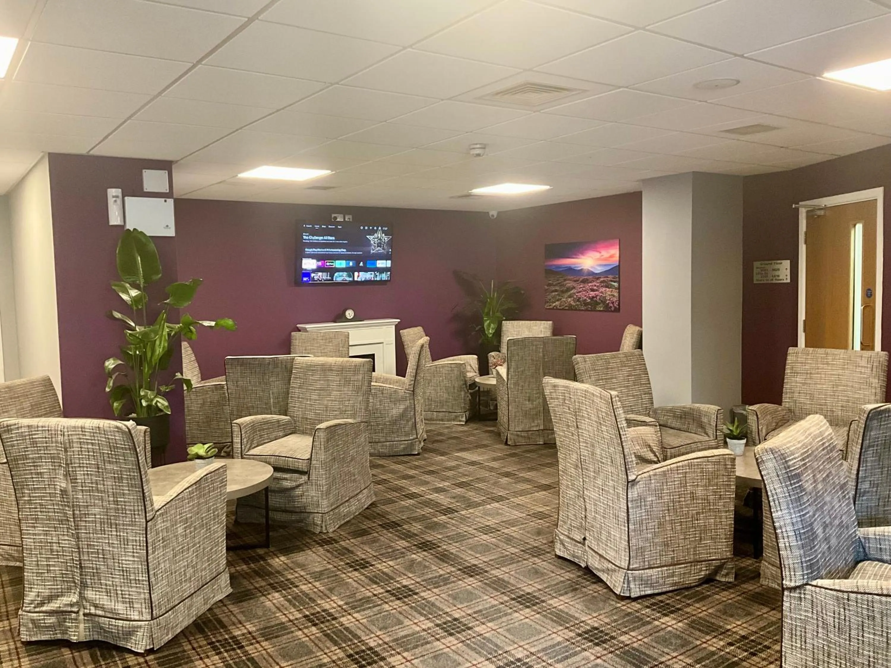 Seating area in Britannia Edinburgh Hotel