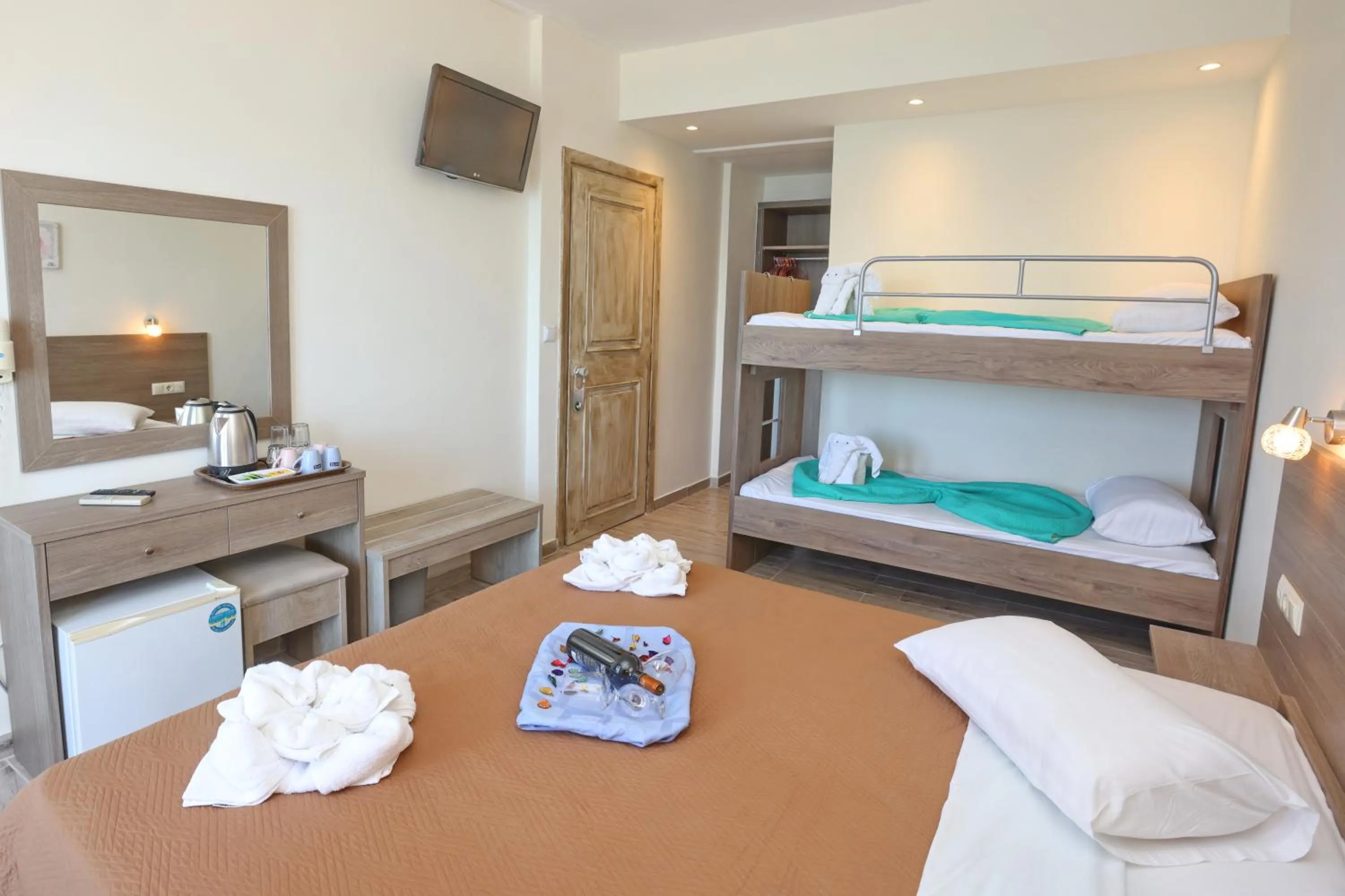 Decorative detail, Bed in Summer Beach Hotel