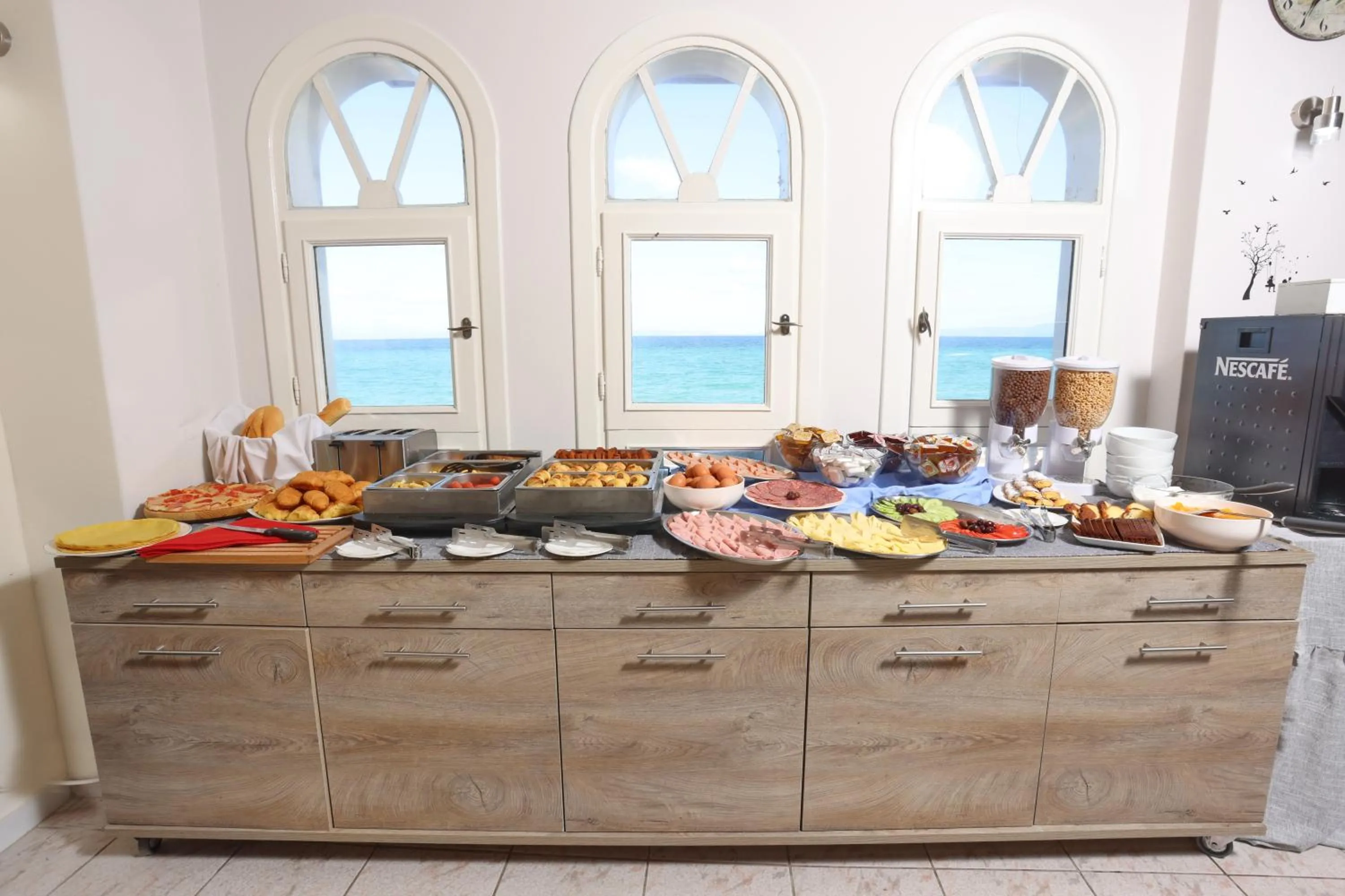 Breakfast in Summer Beach Hotel