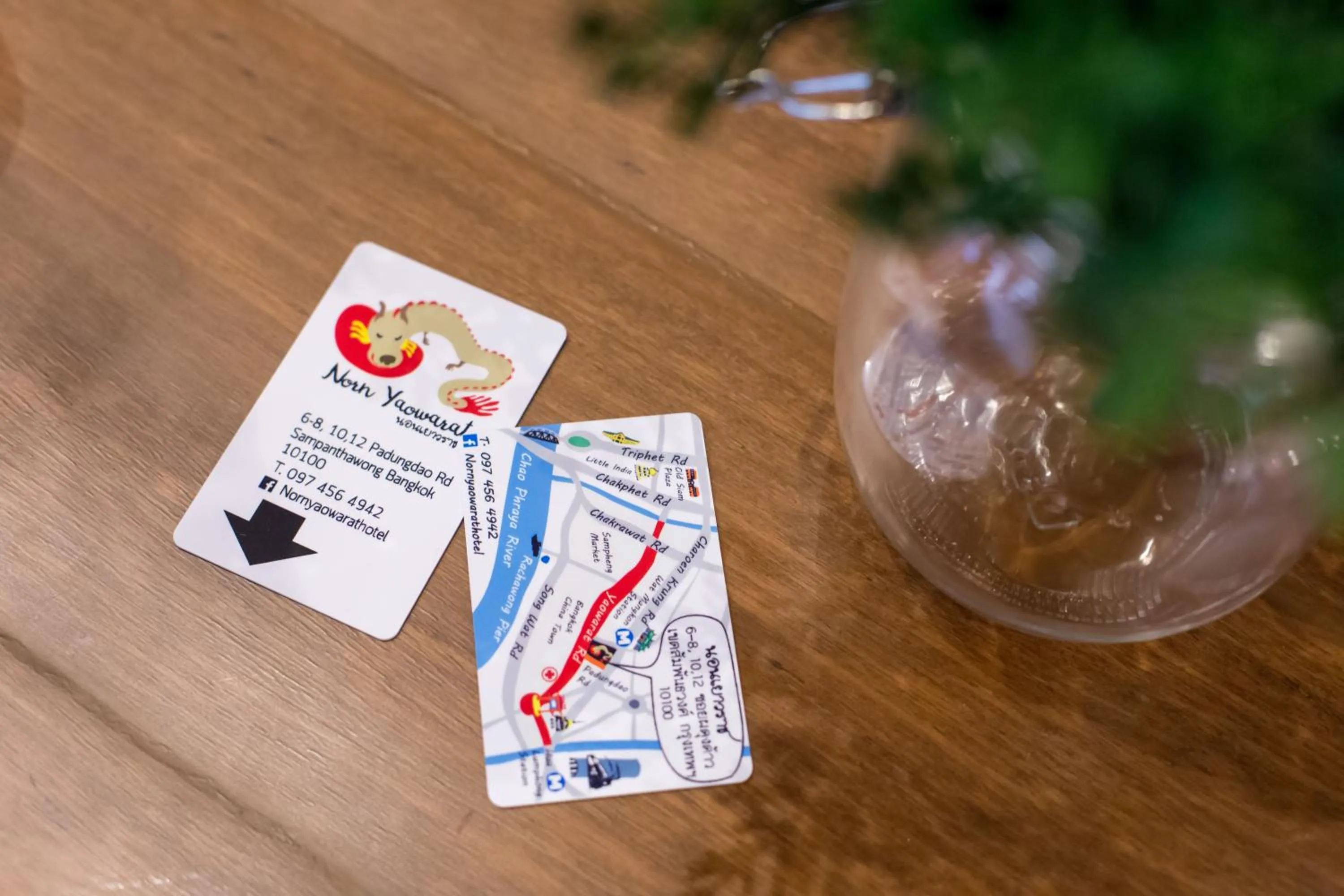 Decorative detail in Norn Yaowarat Hotel