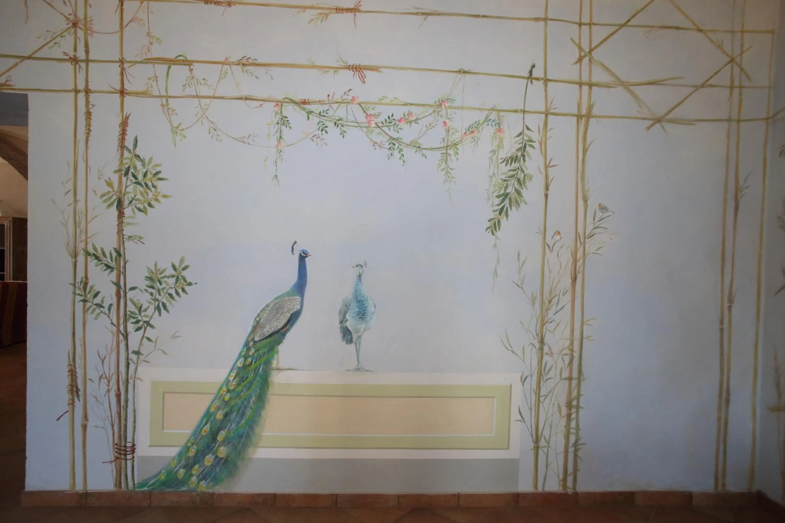 Decorative detail in Villa Agnolaccio Residenza d'Epoca