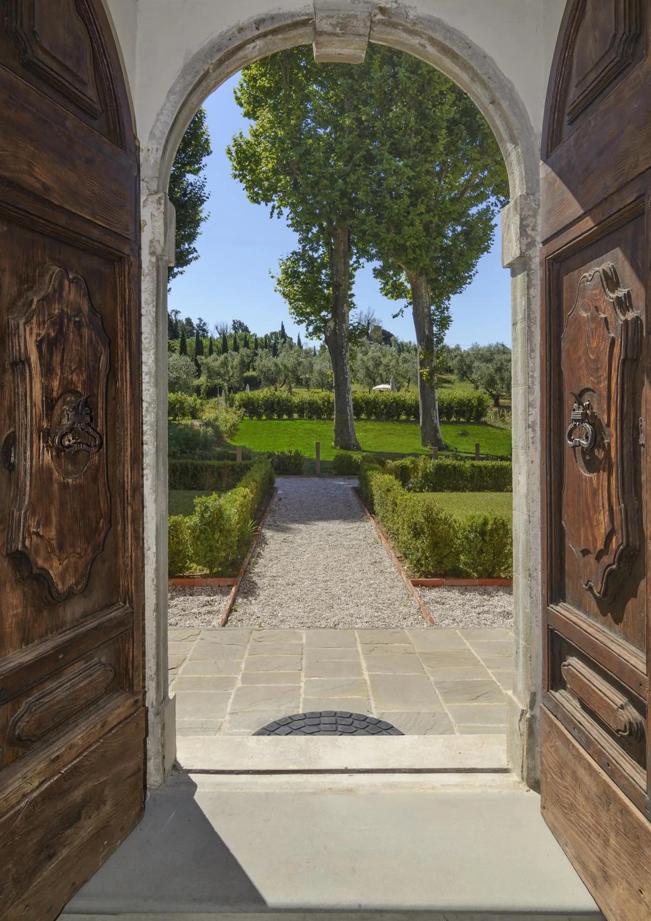 Garden view in Villa Agnolaccio Residenza d'Epoca